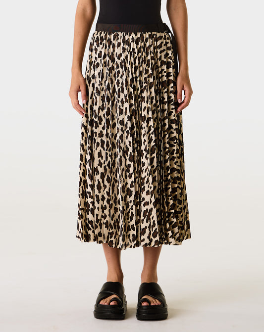Leopard Print Skirt