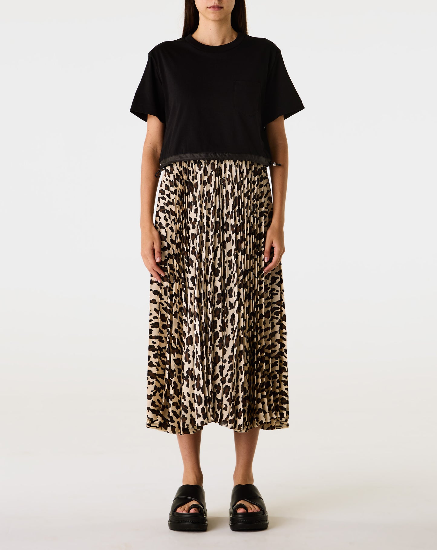 Leopard Print x Jersey Dress
