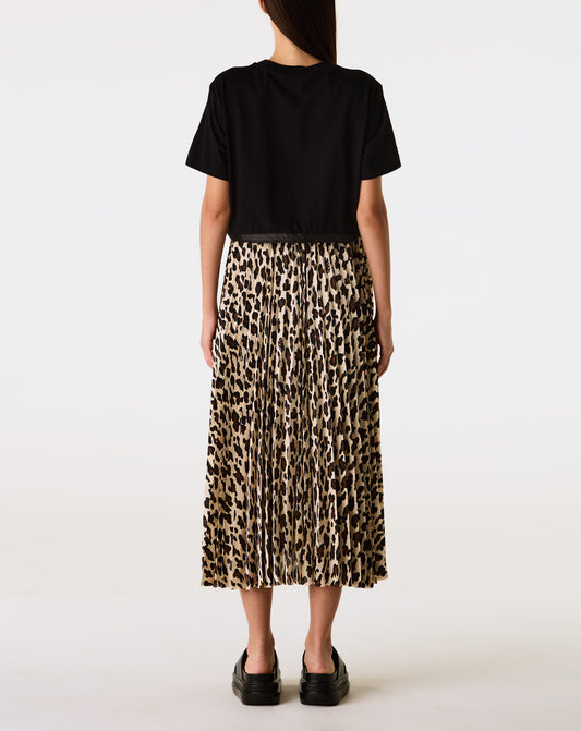Leopard Print x Jersey Dress
