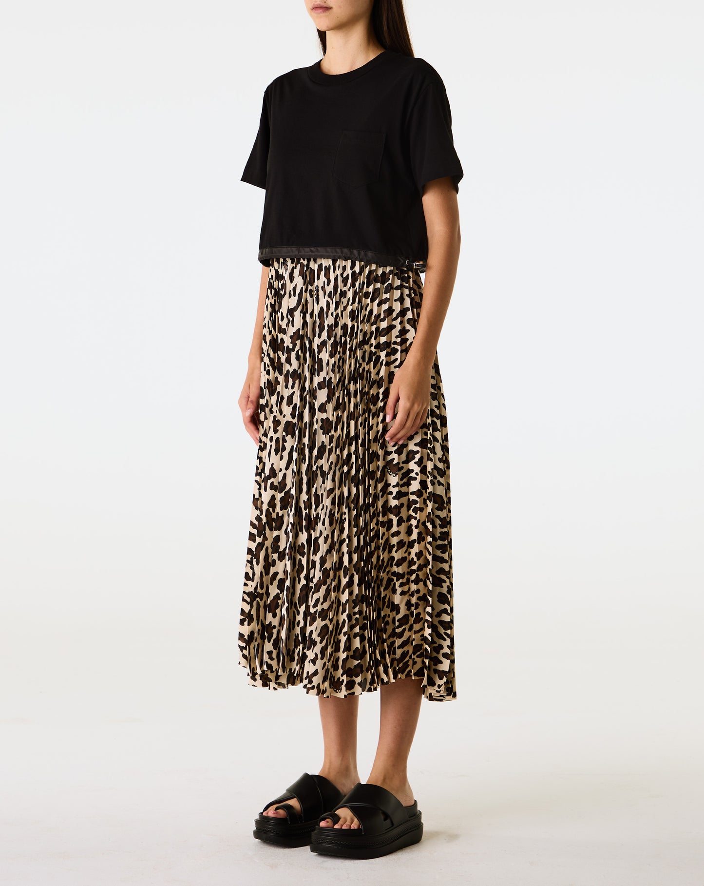 Leopard Print x Jersey Dress