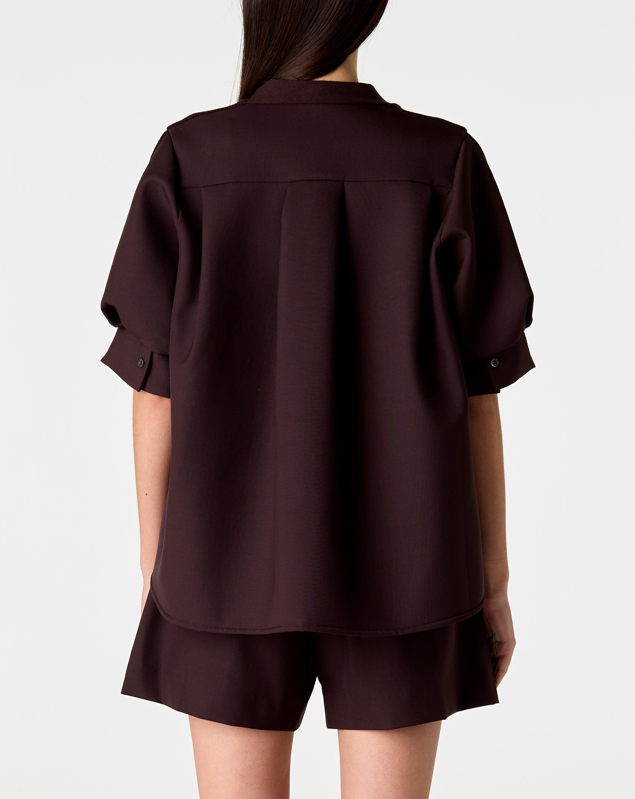 Suiting Mix Knit Cardigan