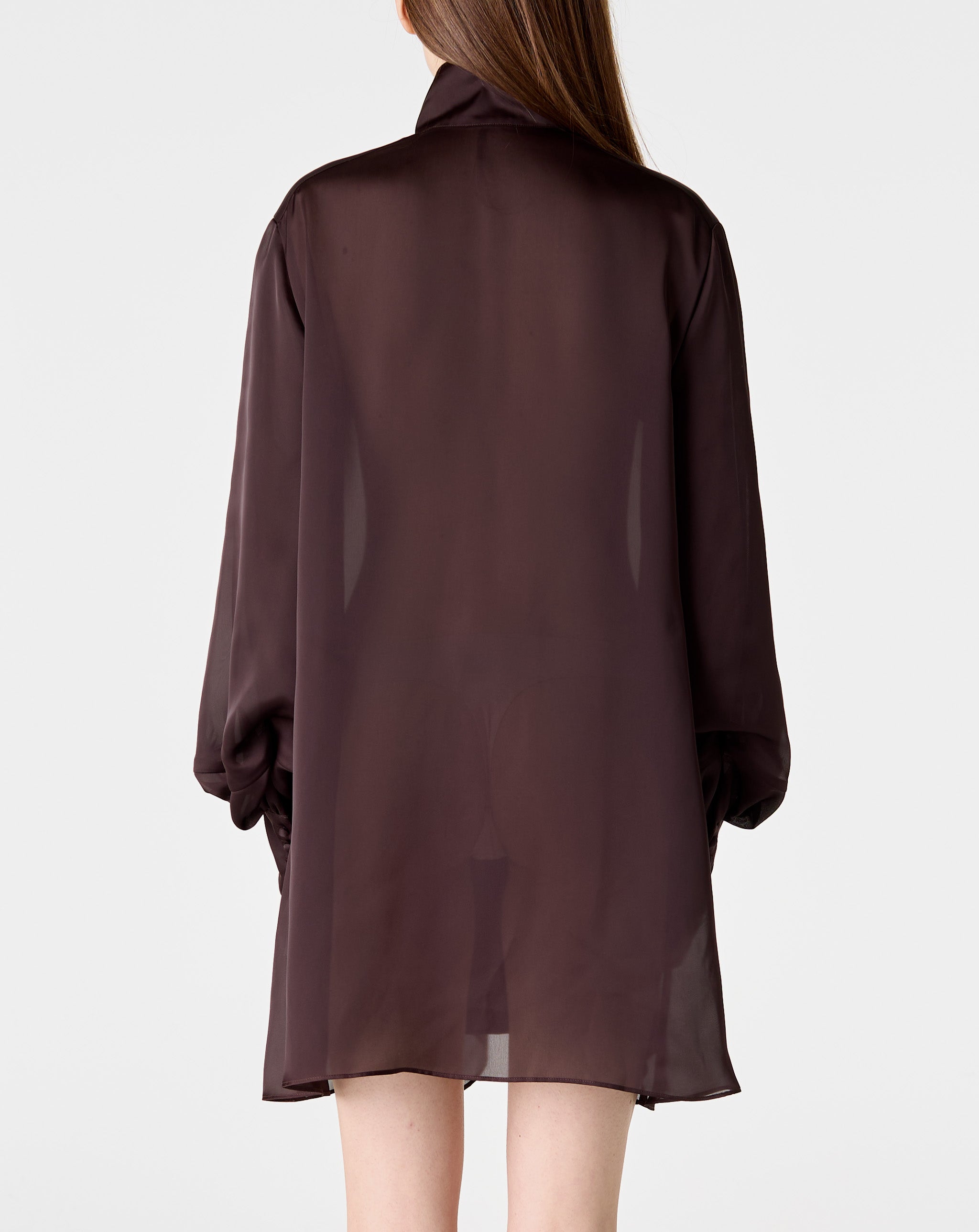 Satin Dress BROWN / 2 Satin Dress BROWN / 2
