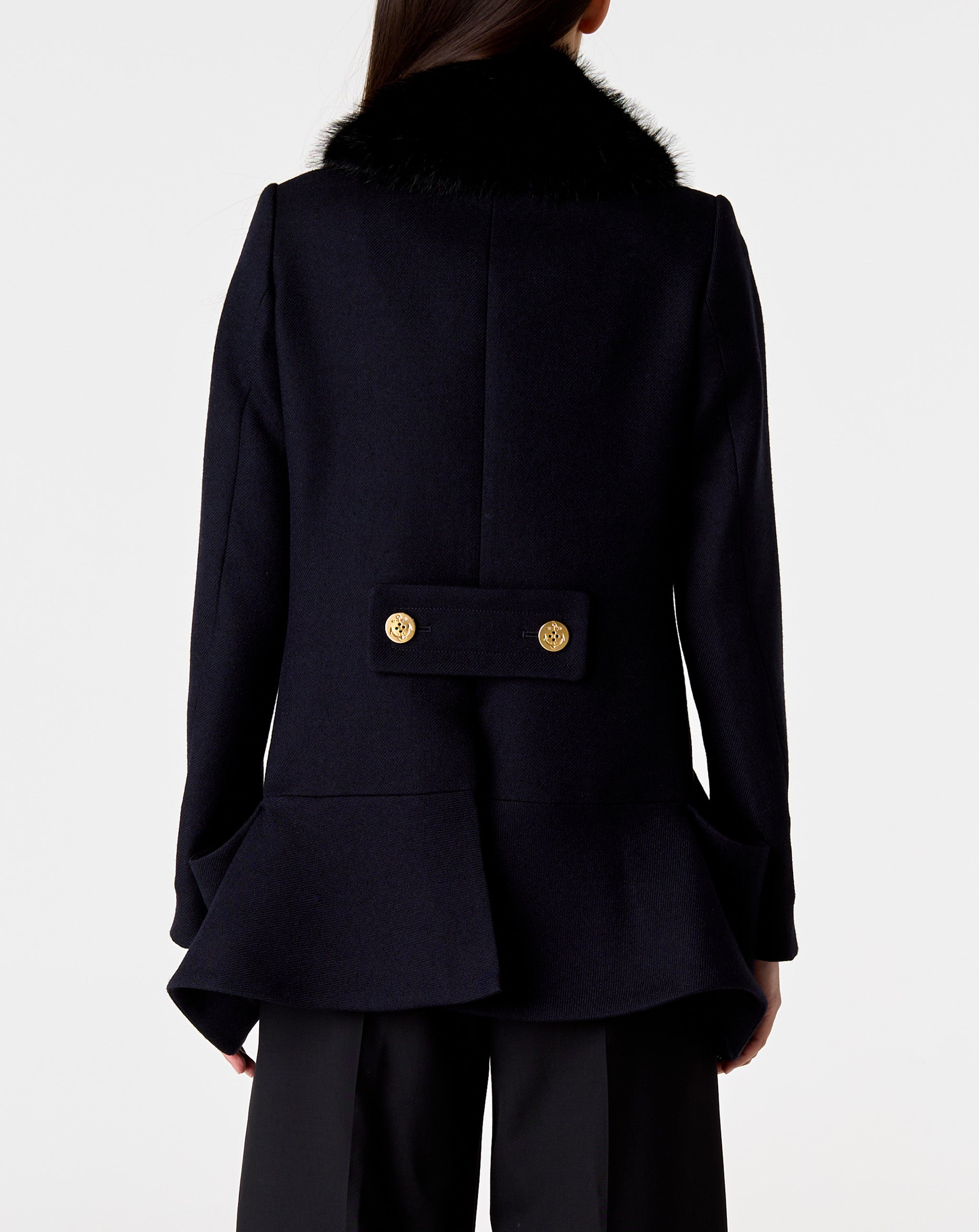 Double Faced Wool Melton Coat