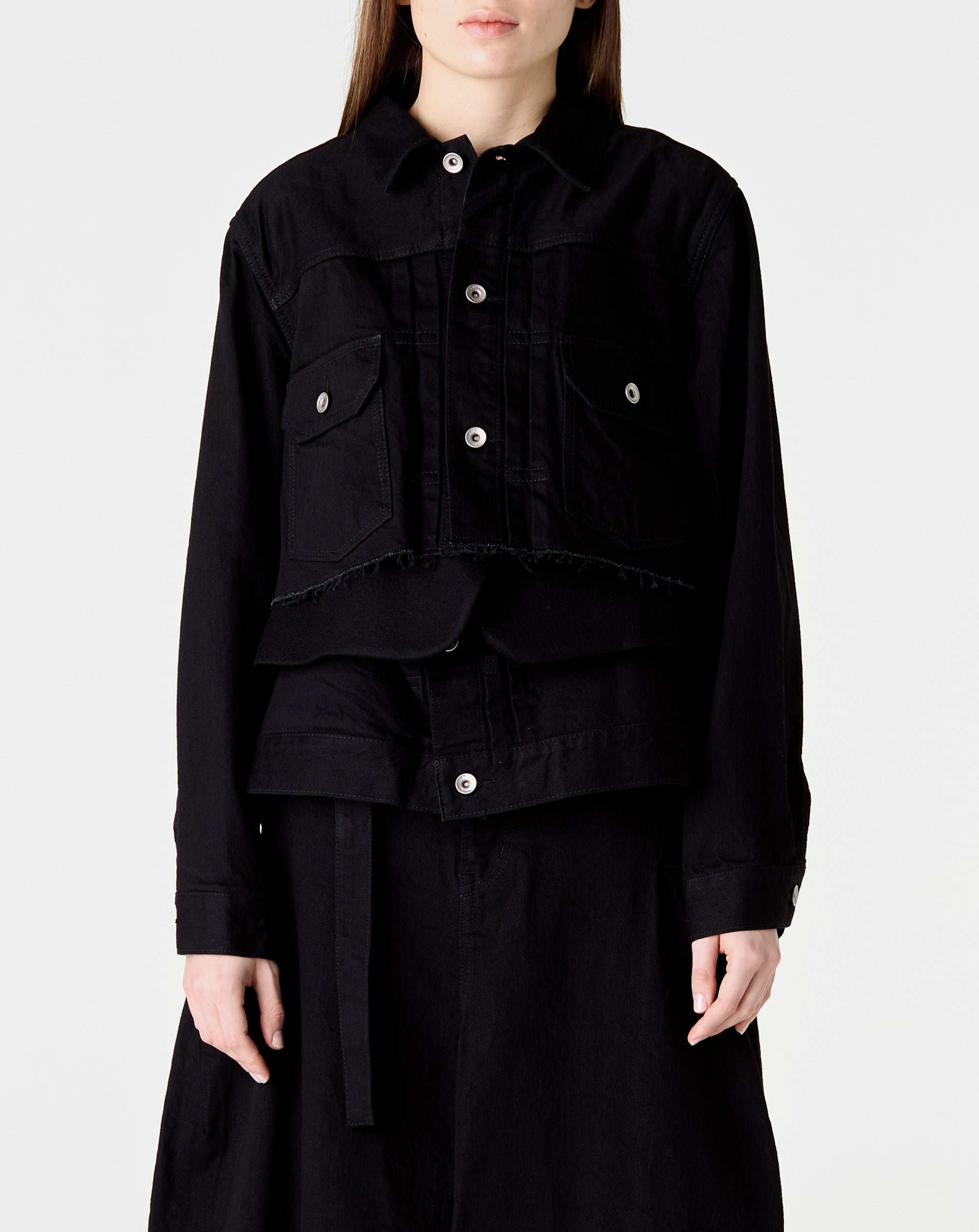 Denim X Wool Melton Jacket