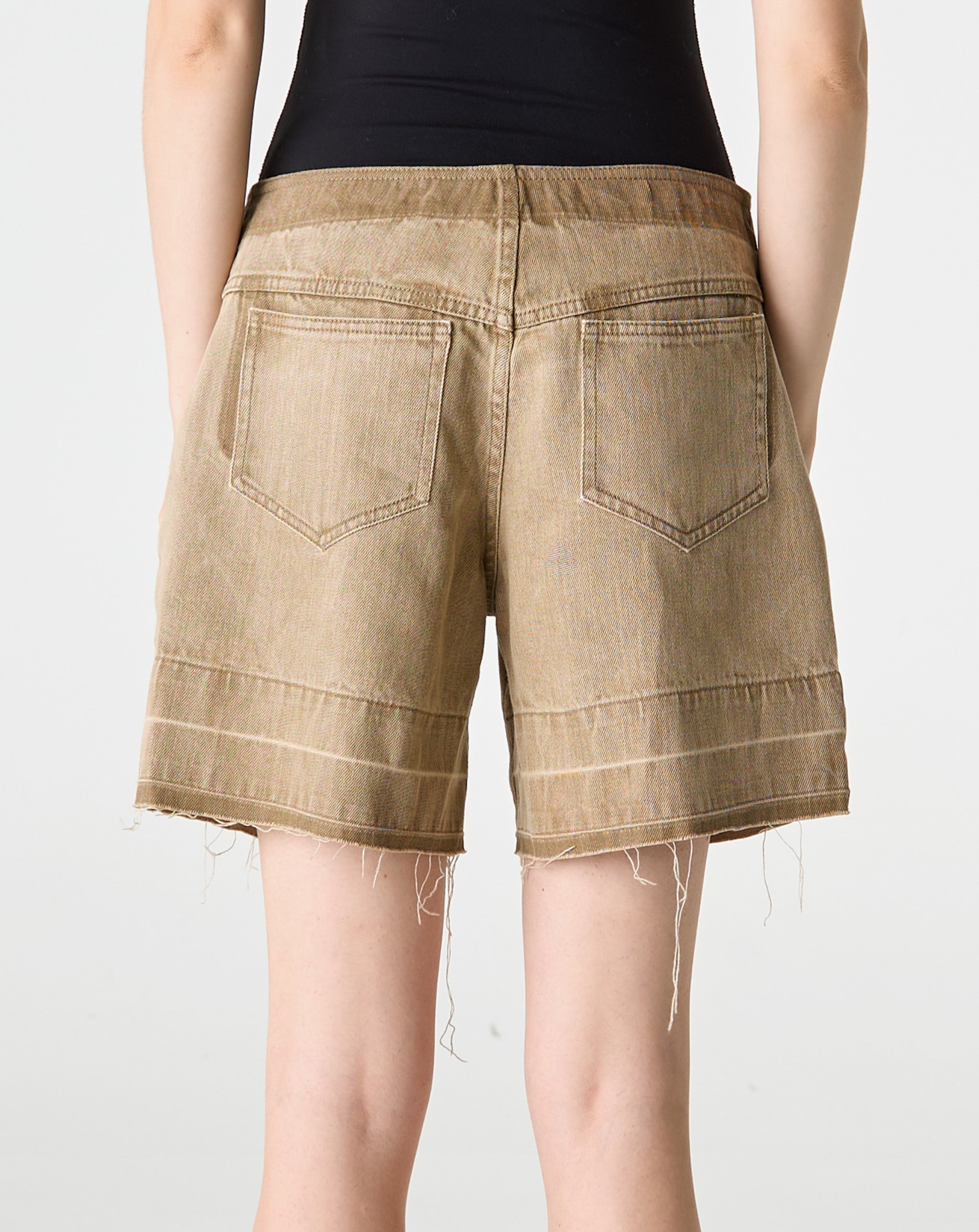 Deconstructed Denim Short