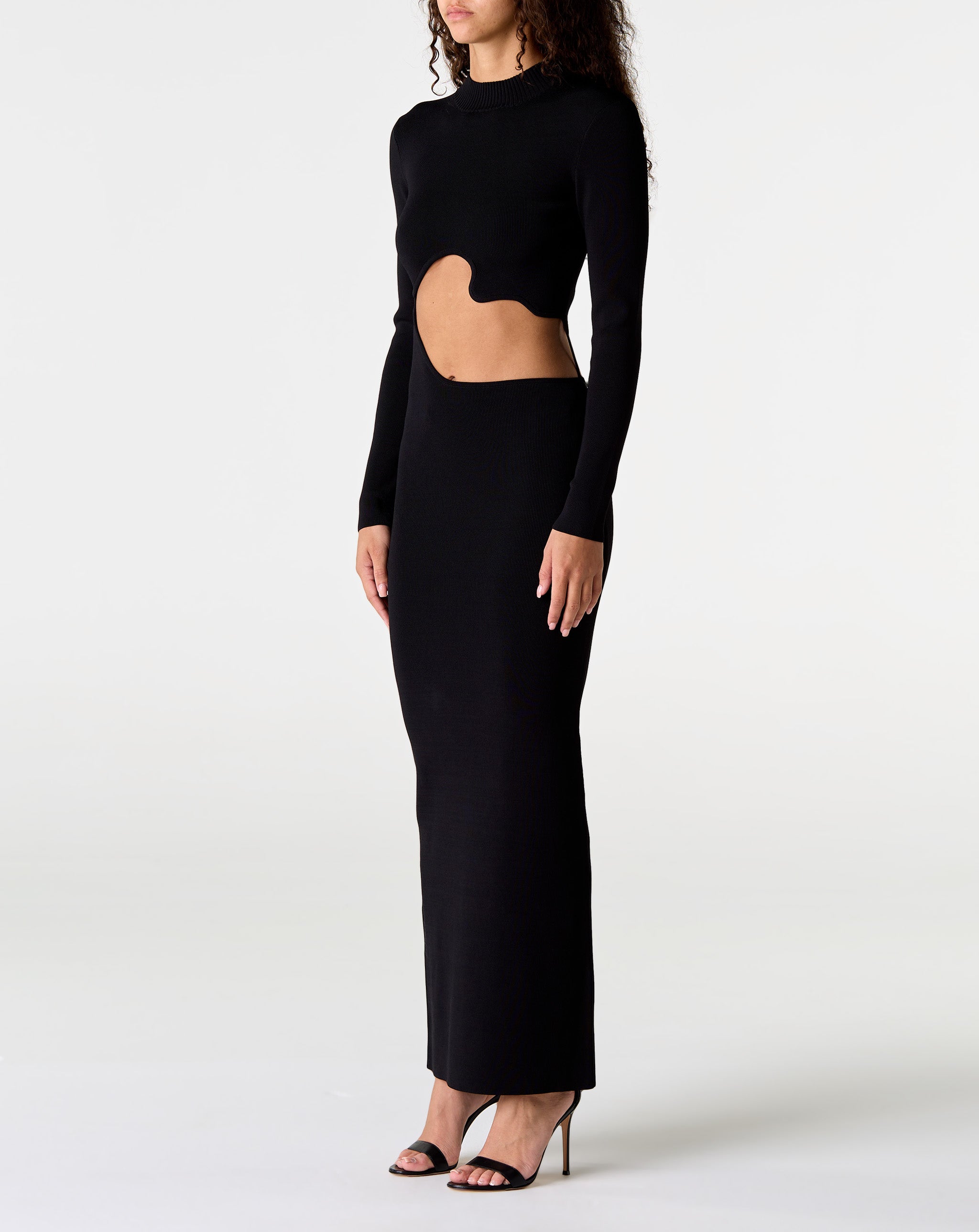 Maparidita Lattice L/S Dress