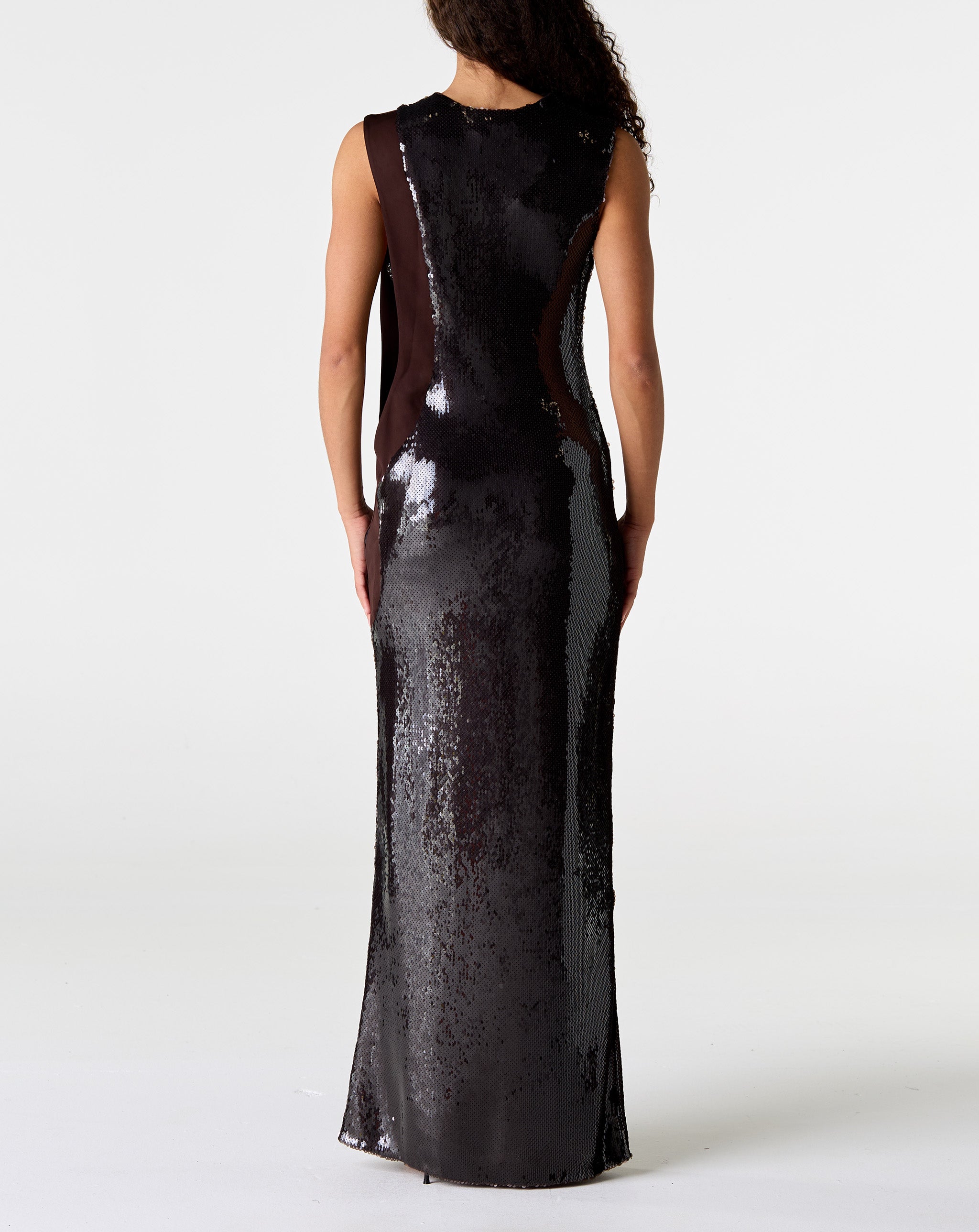Opaline Sequin Infinity Dress