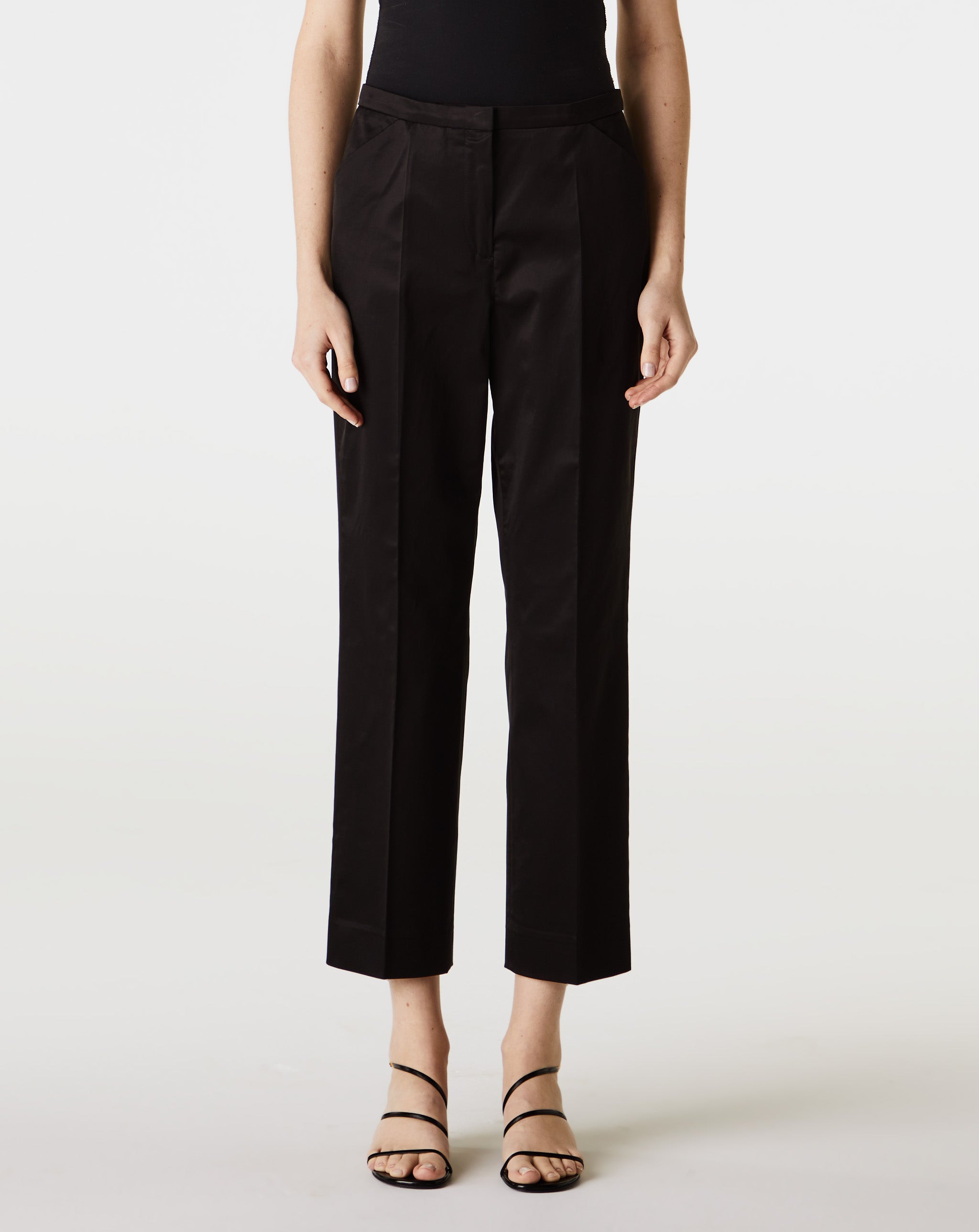 Cropped Straight Trousers