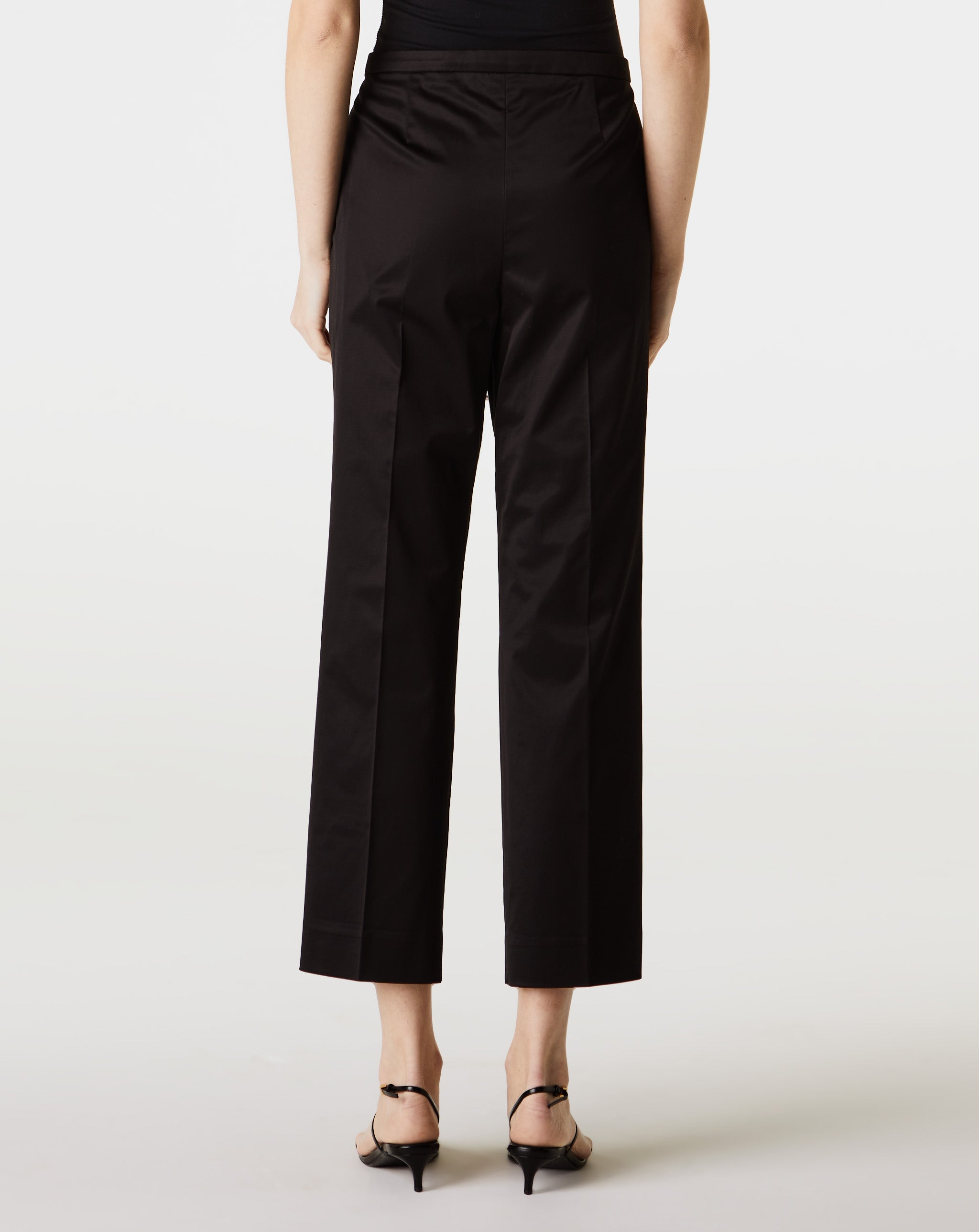 Cropped Straight Trousers