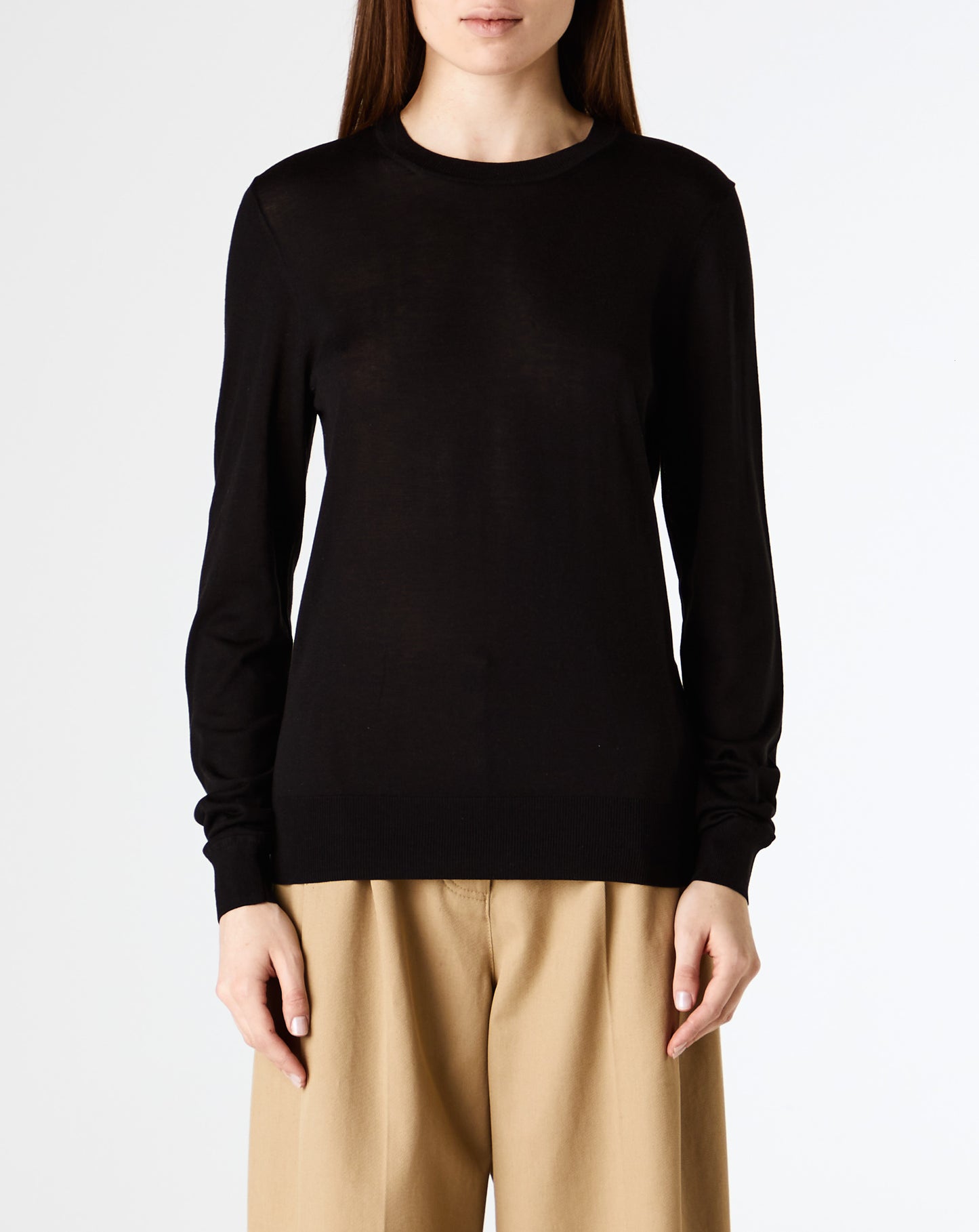 Fine Crew-Neck Knit