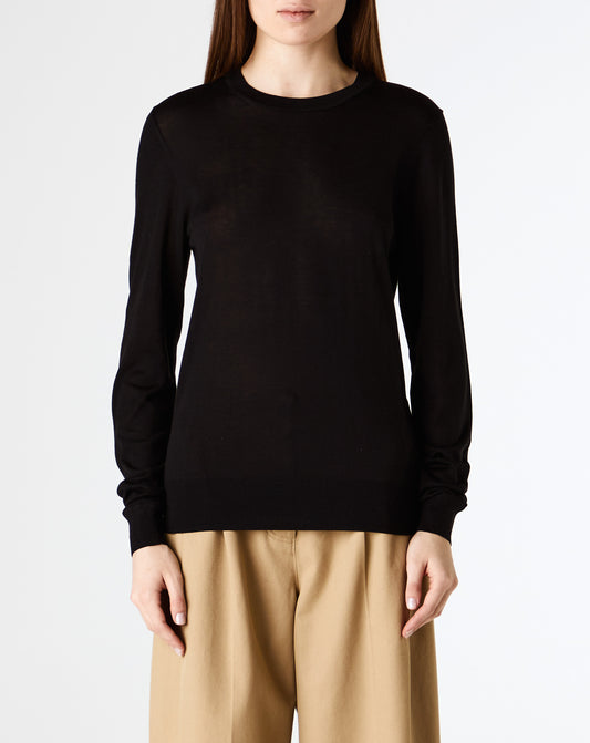 Fine Crew-Neck Knit