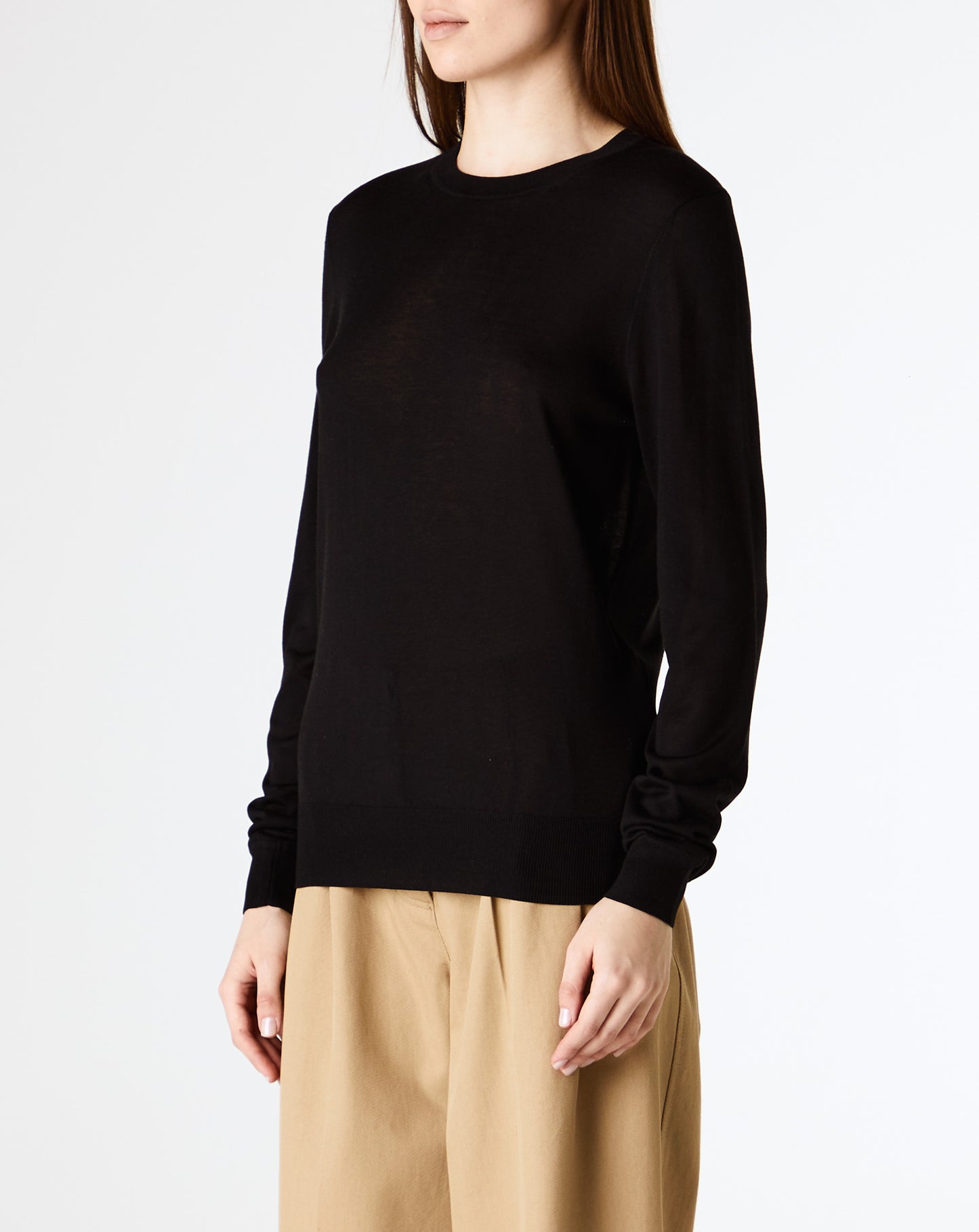 Fine Crew-Neck Knit