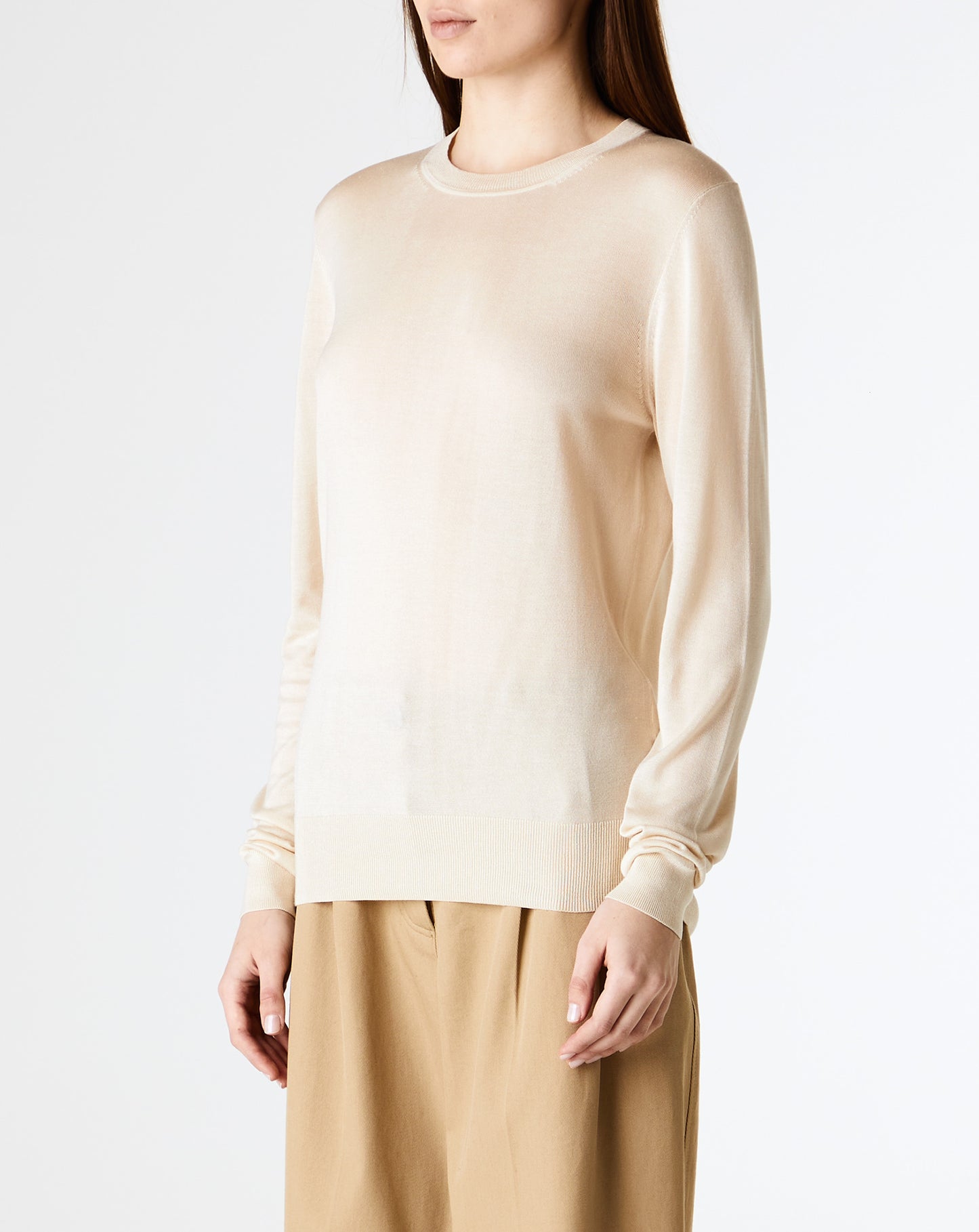 Fine Crew-Neck Knit