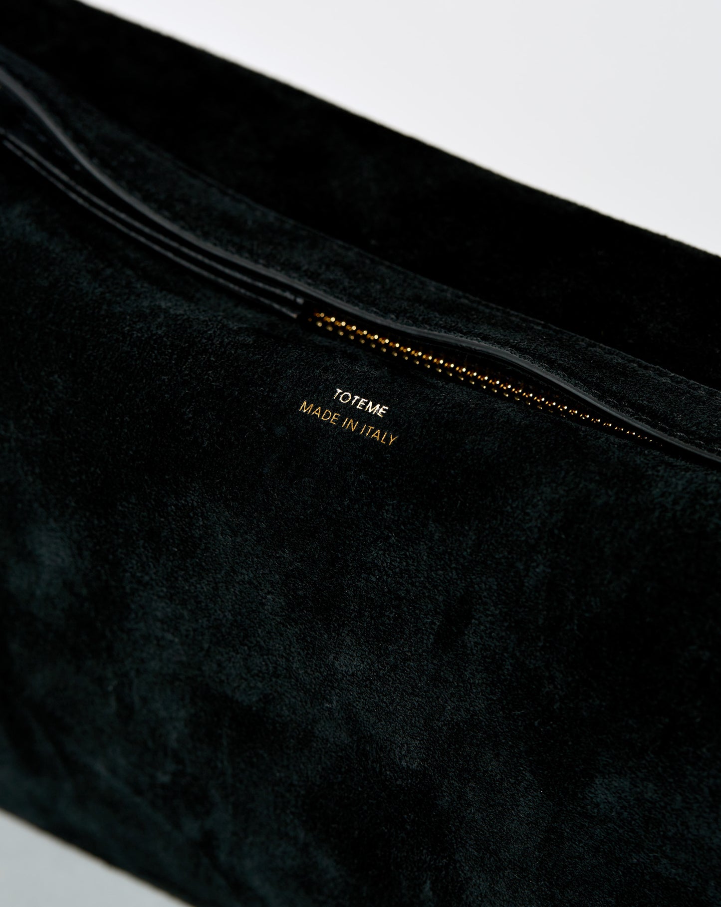 Suede Scoop Clutch
