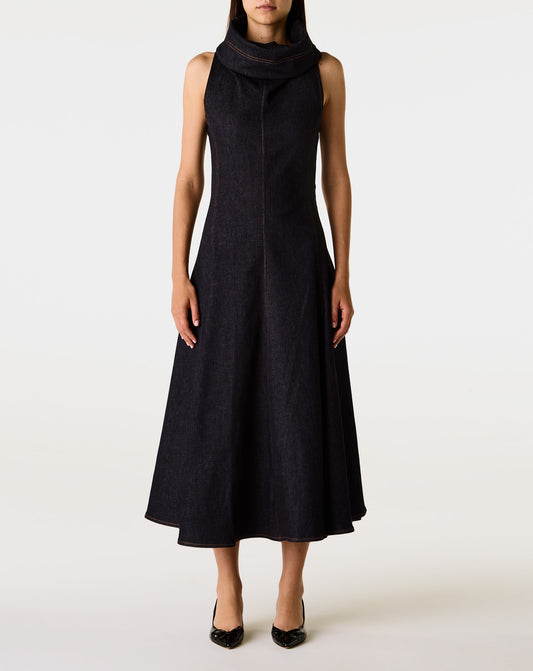 Denim Triangle Dress