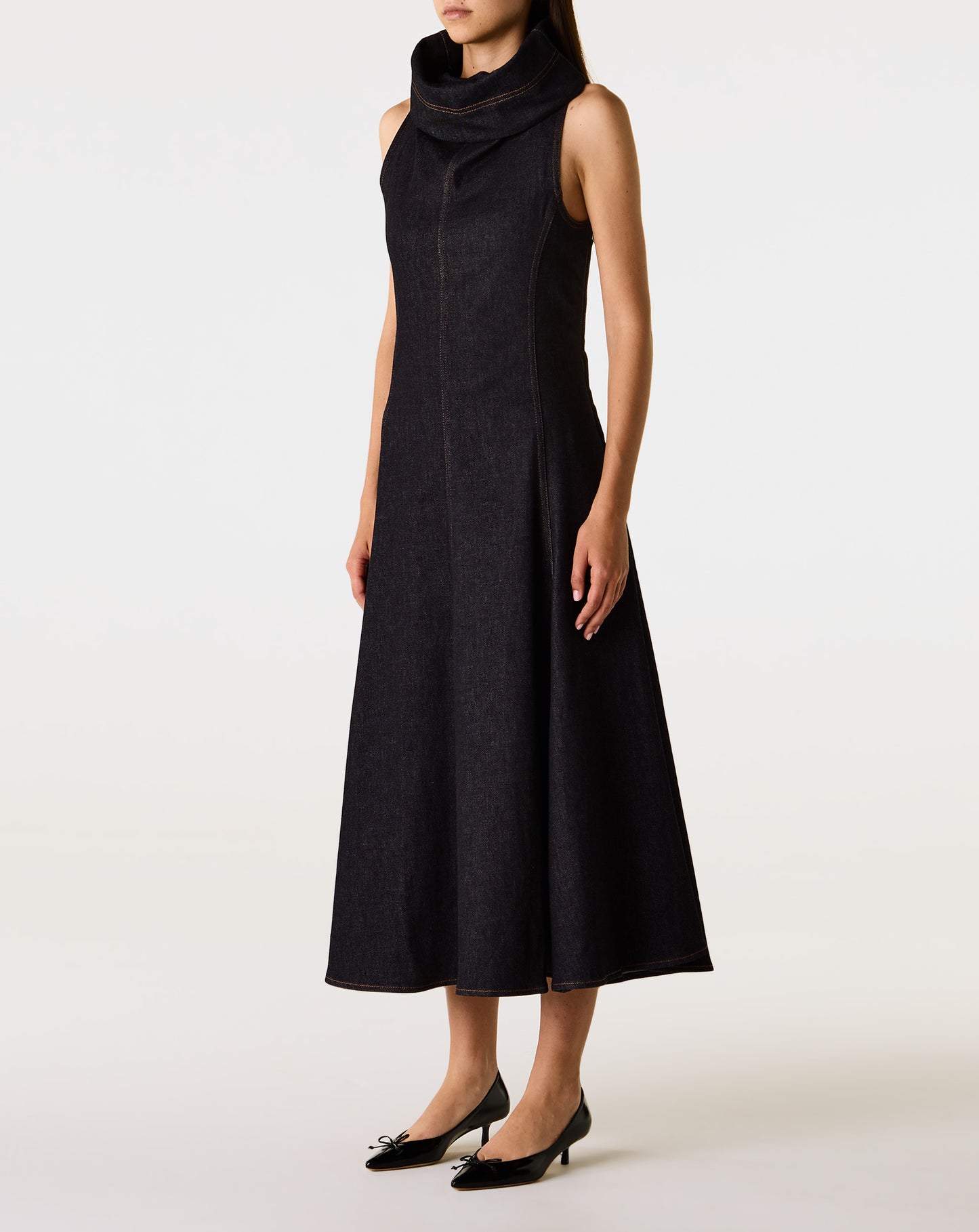 Denim Triangle Dress