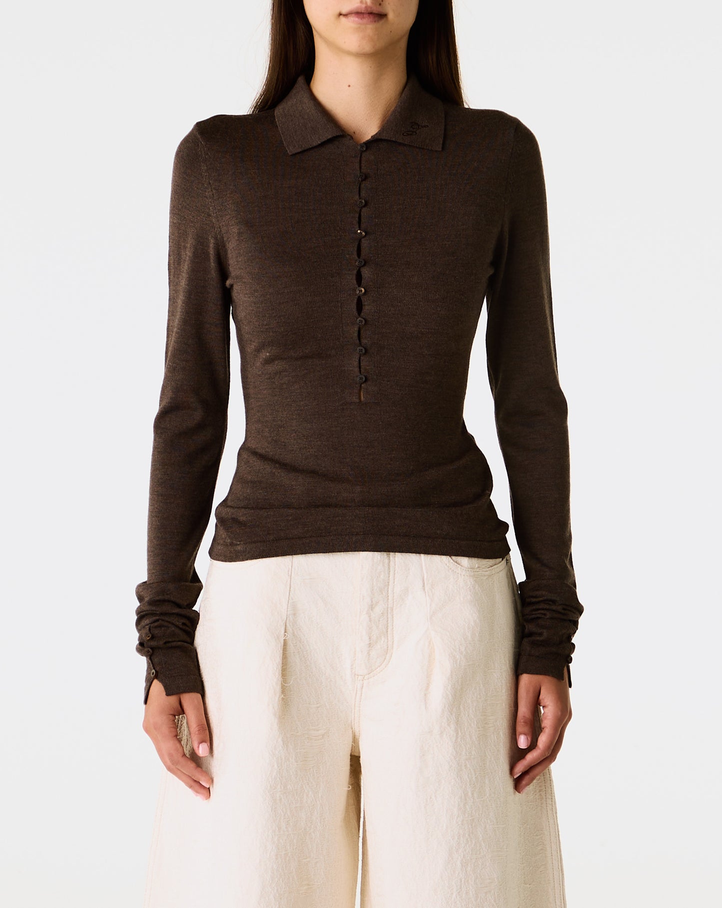 Merino L/S Polo