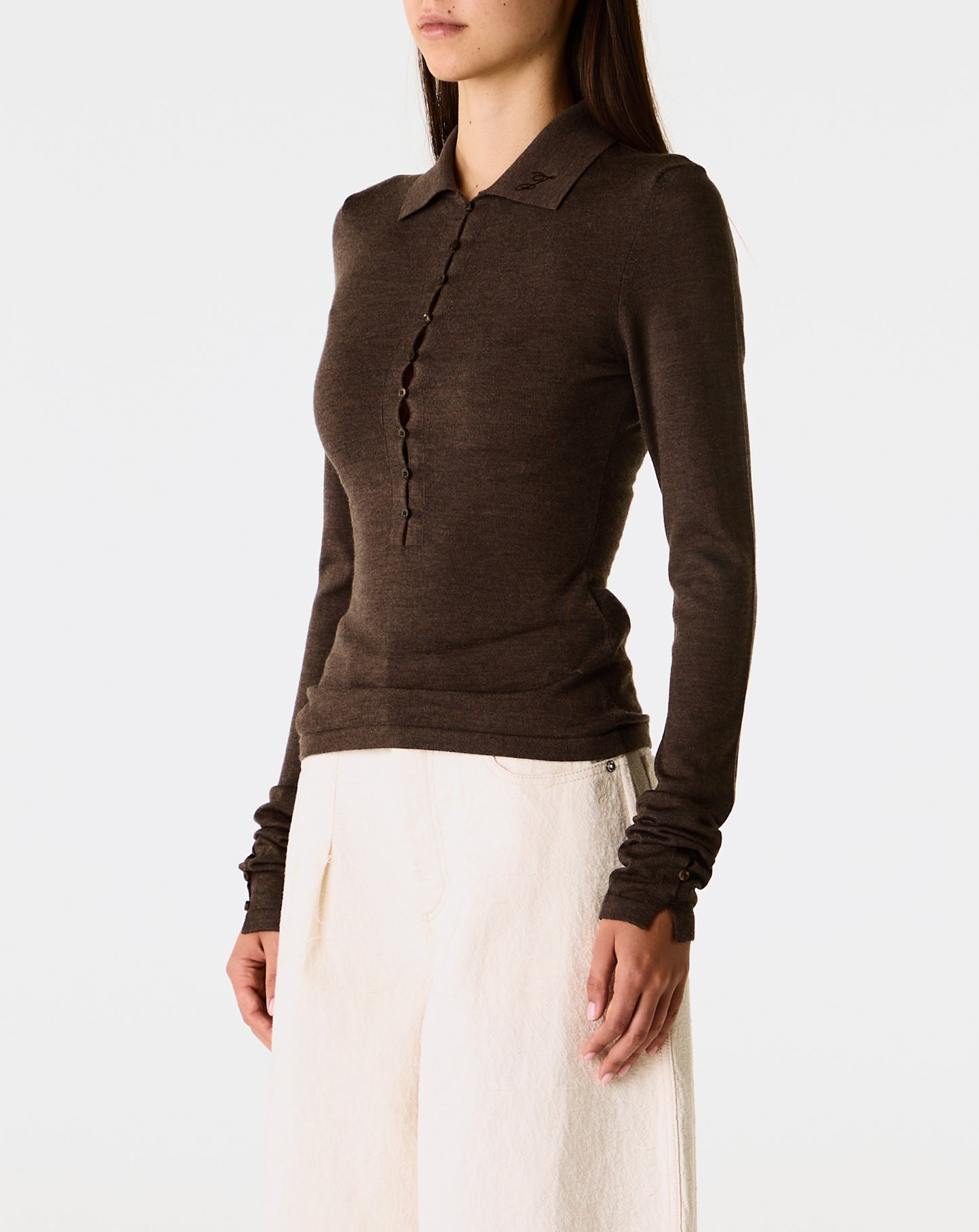 Merino L/S Polo