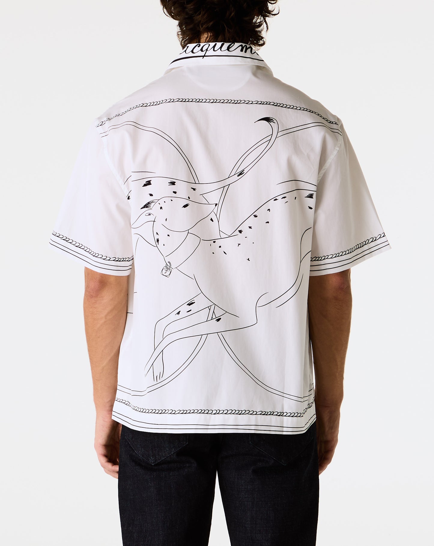 Jean Dog Print Shirt