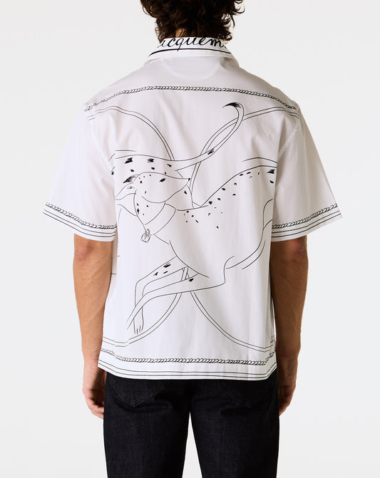 Jean Dog Print Shirt