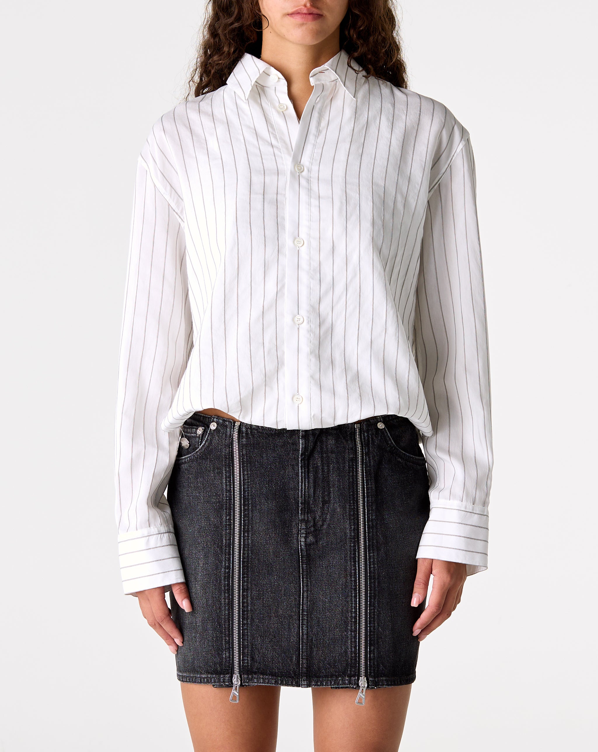 Pinstripe Infinity Shirt