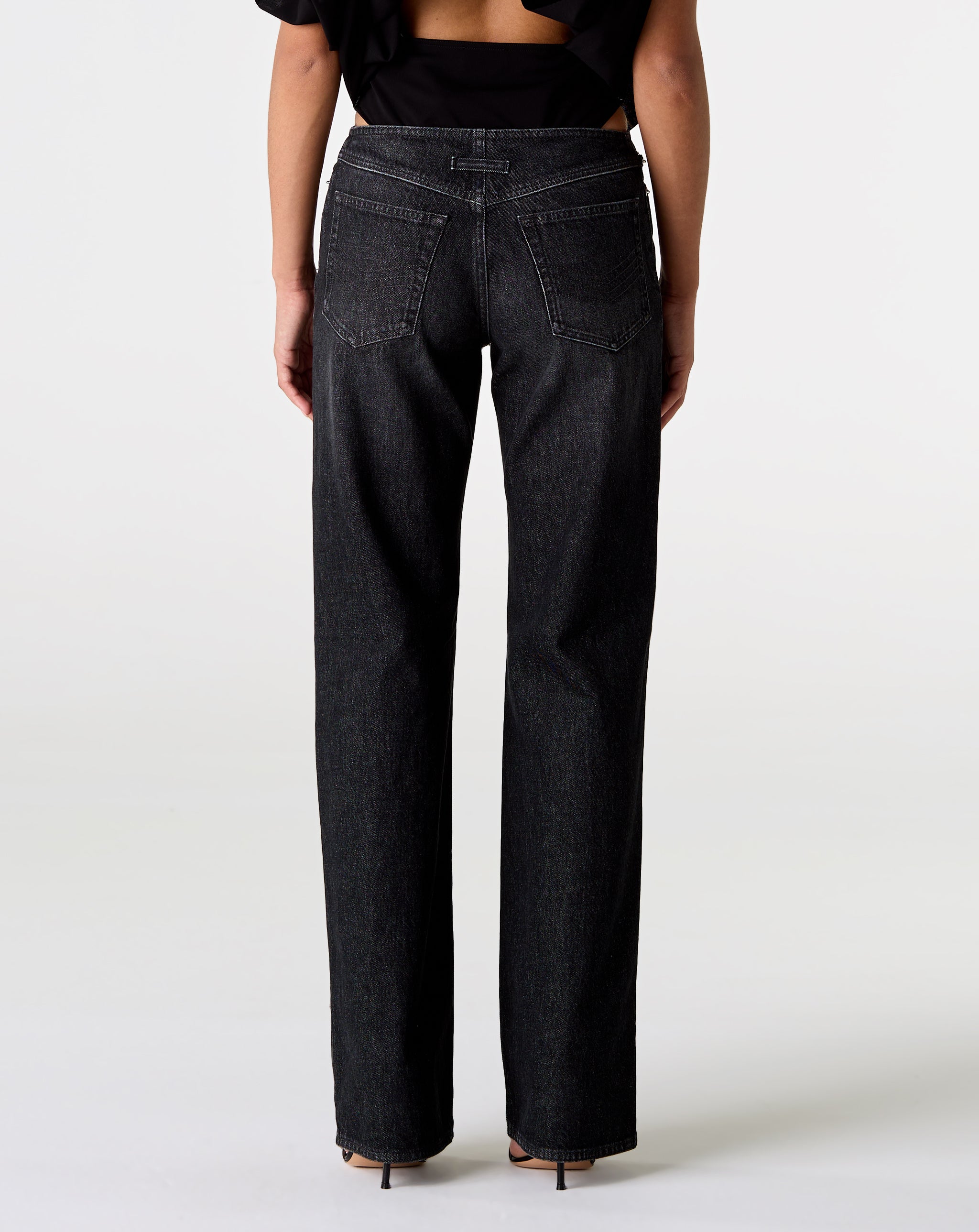 Denim Zipped Trouser
