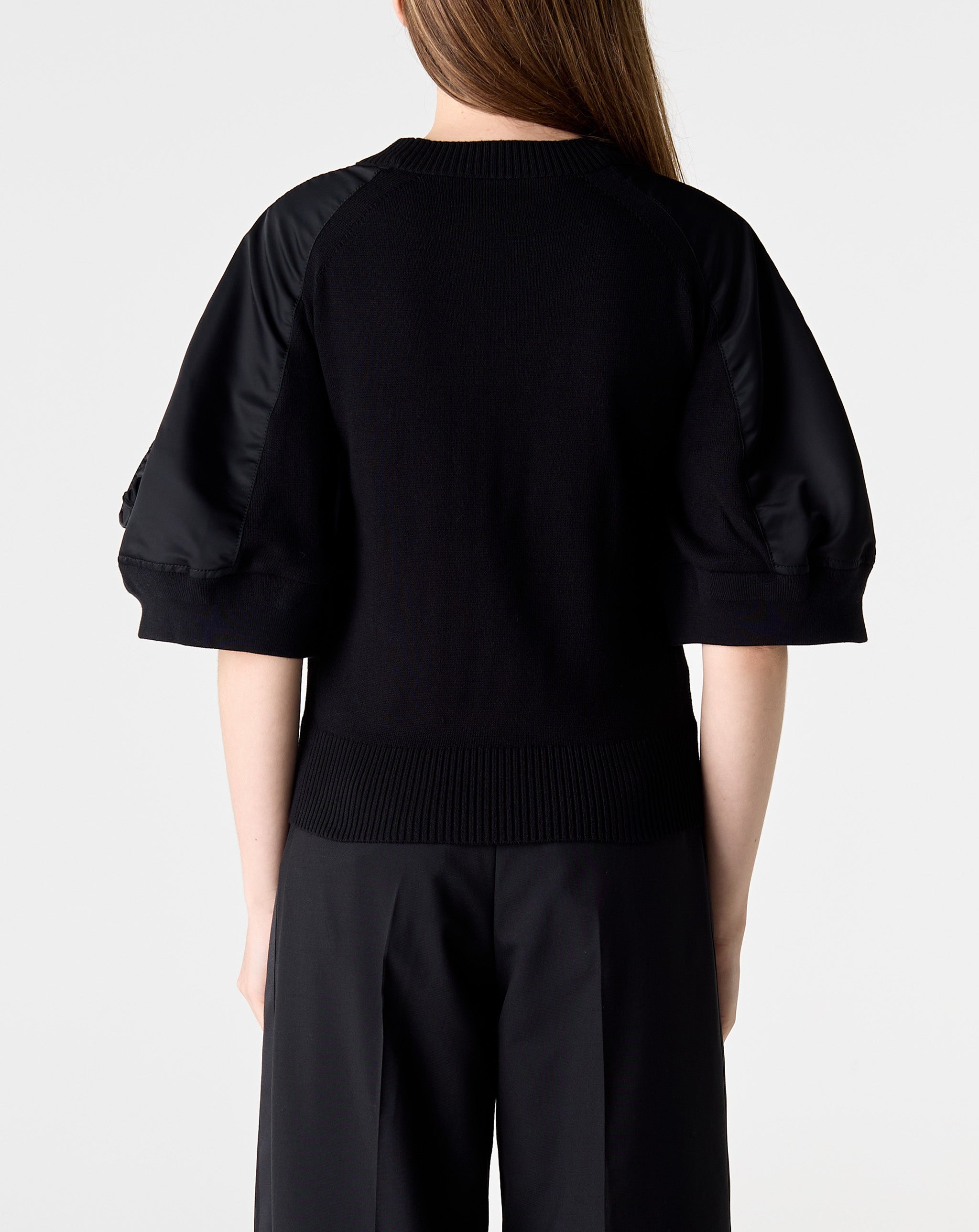 Twill X Knit Pullover