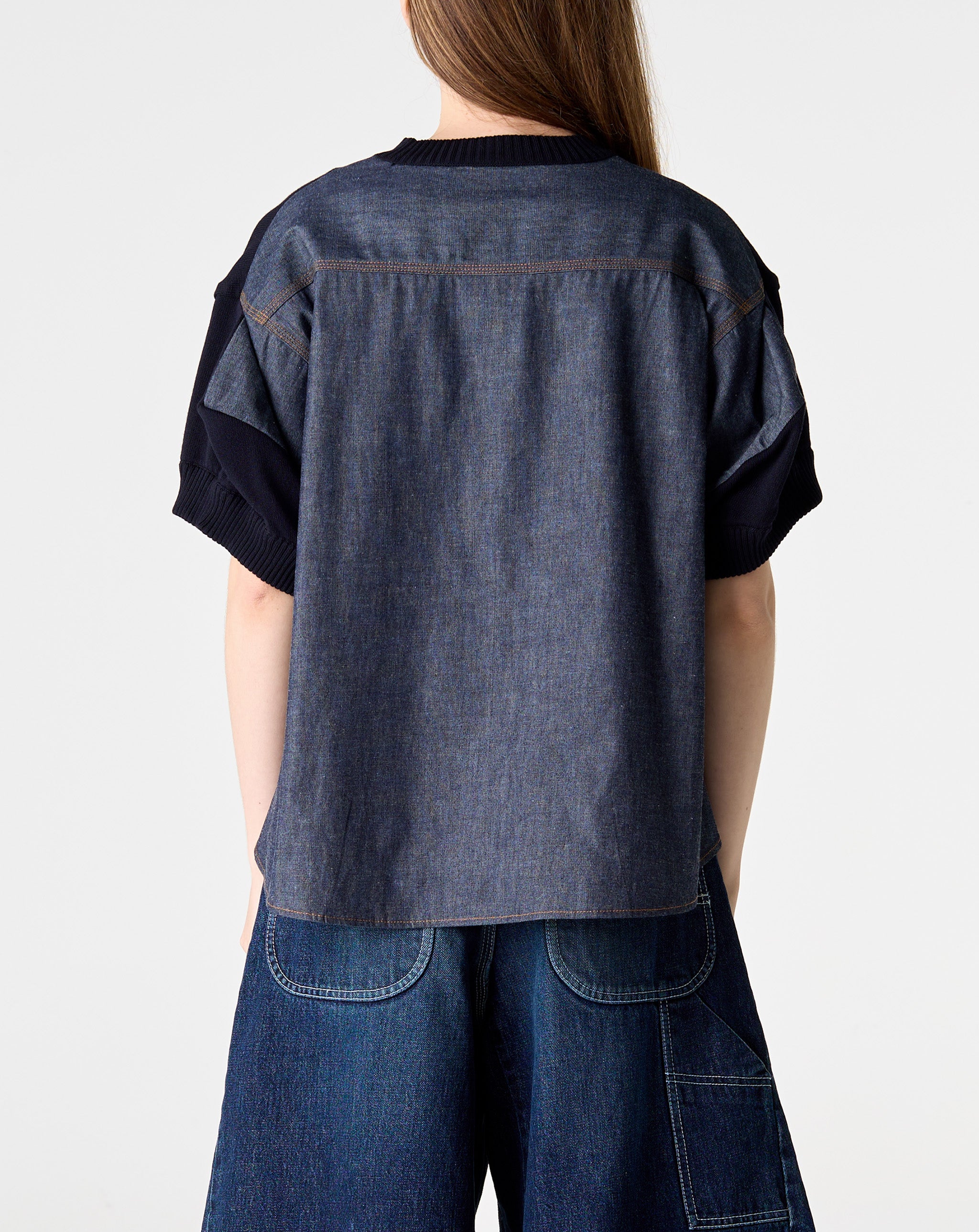 Denim X Knit Pullover