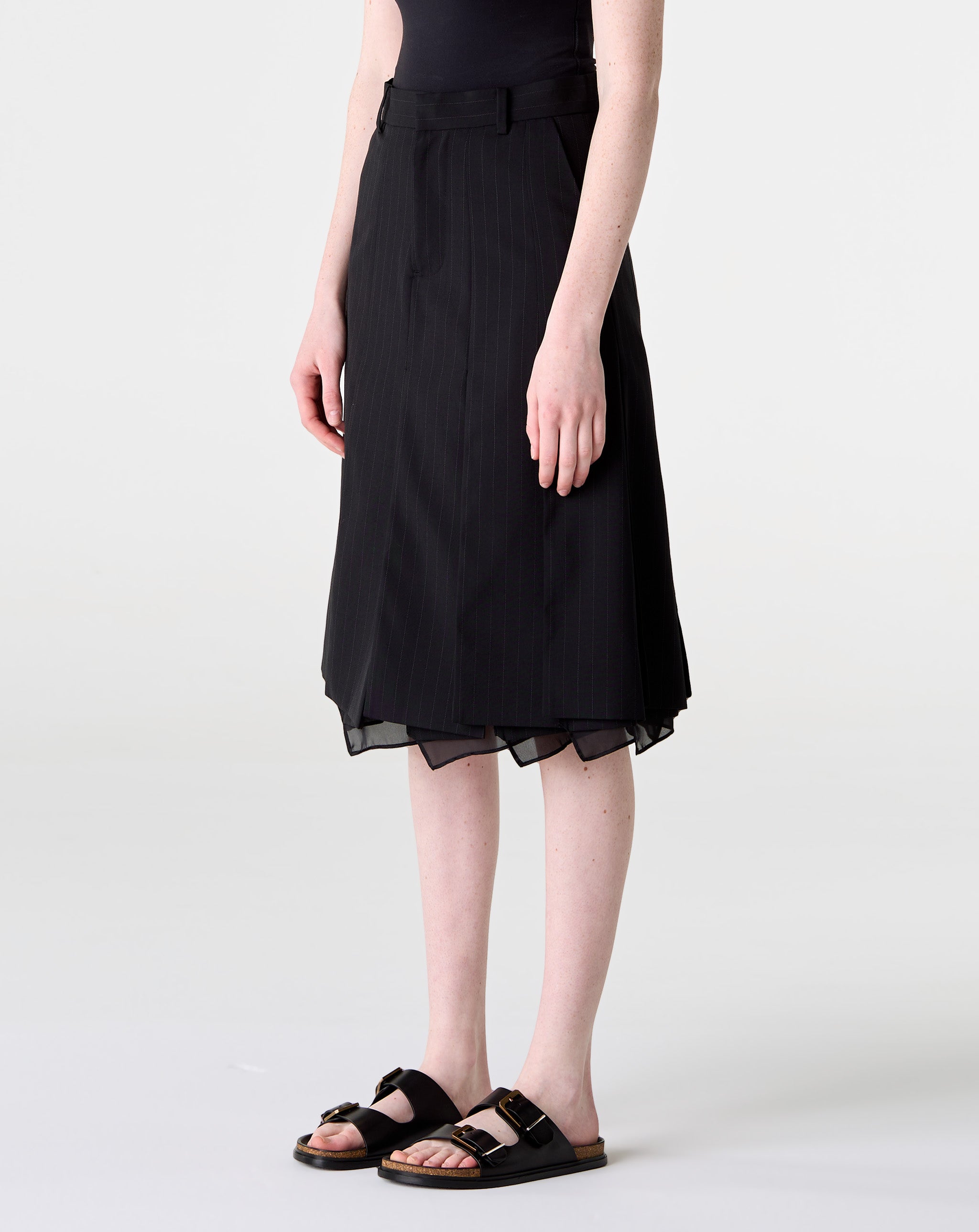 Chalk Stripe Skirt