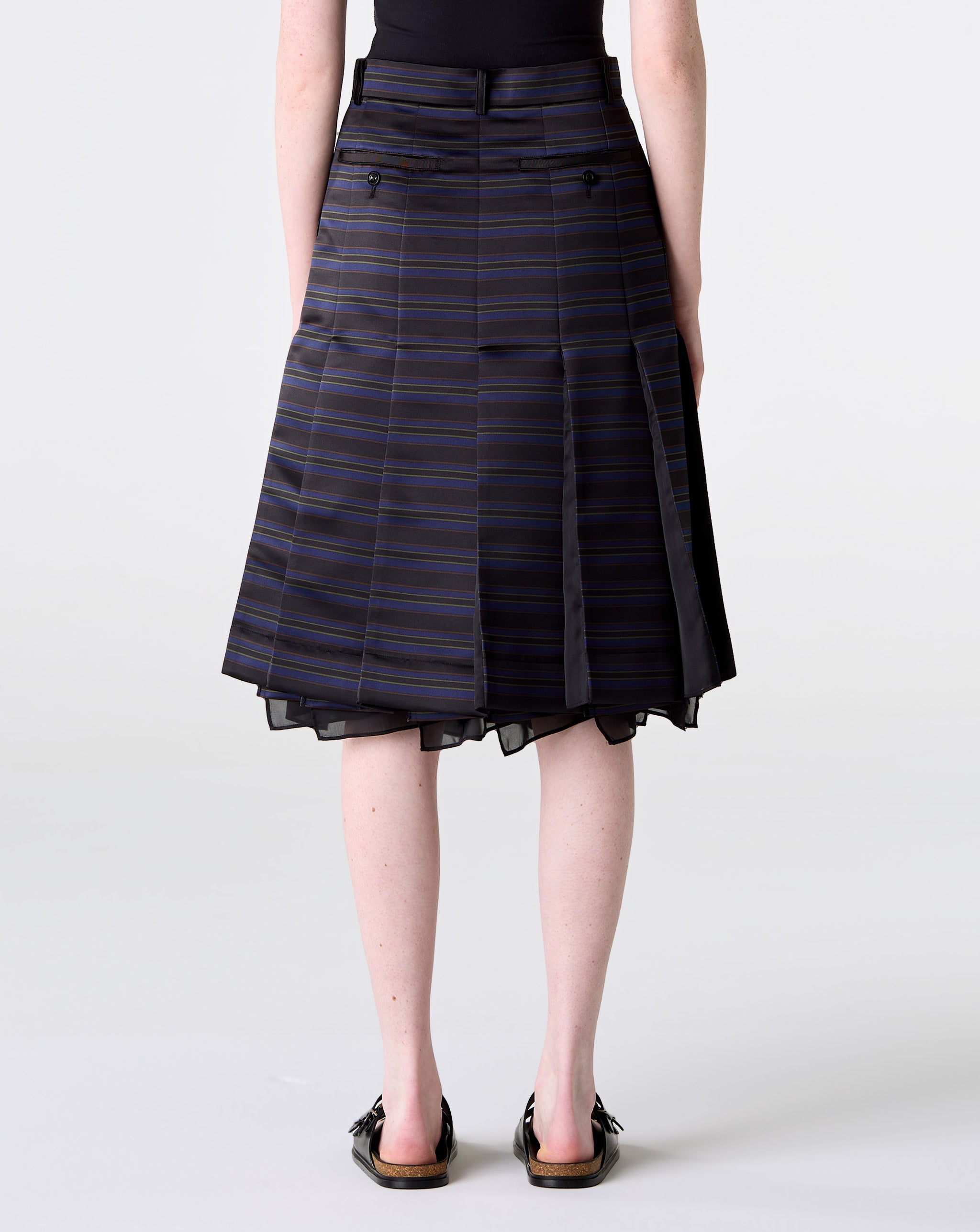 Horizontal Stripe Skirt