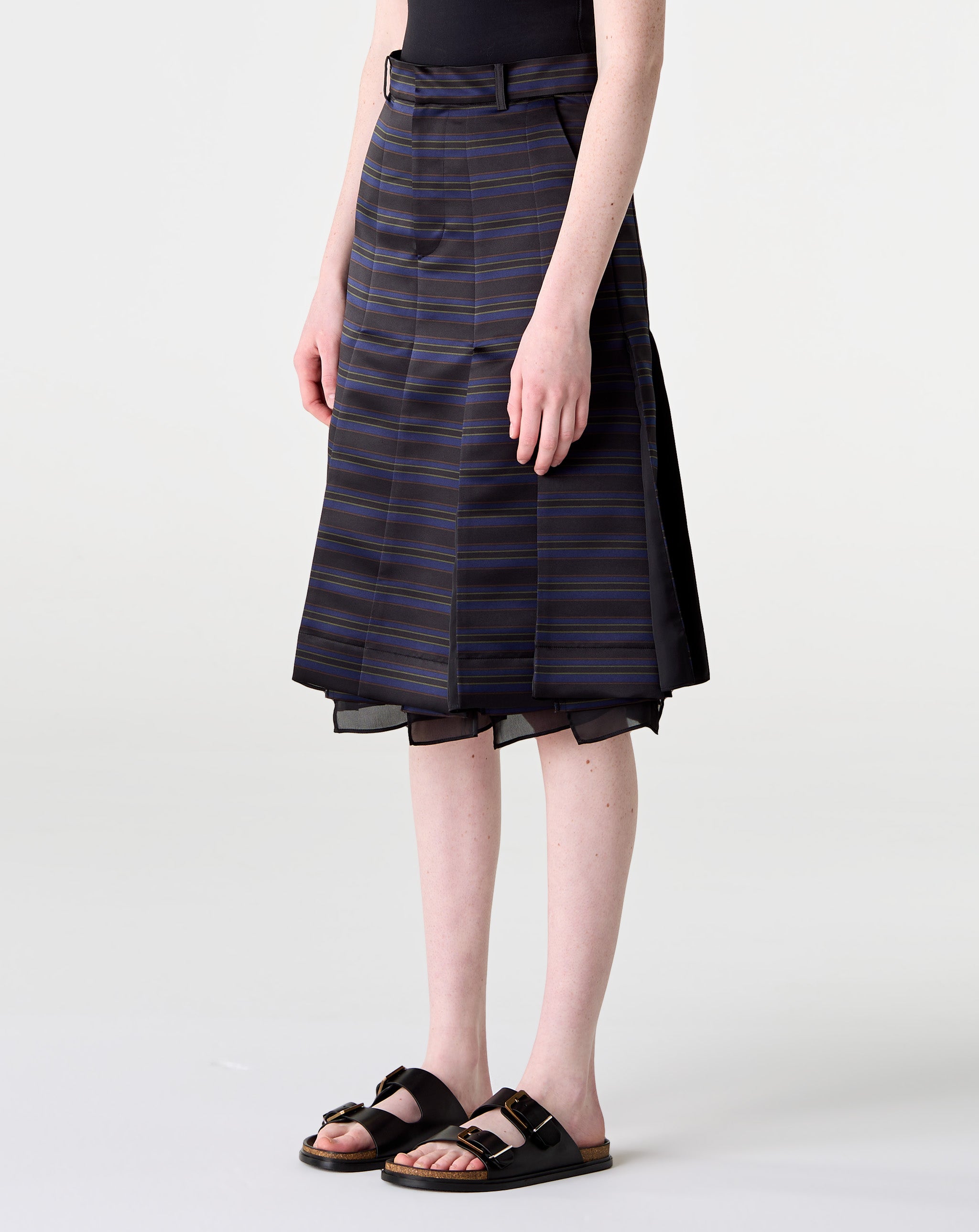 Horizontal Stripe Skirt