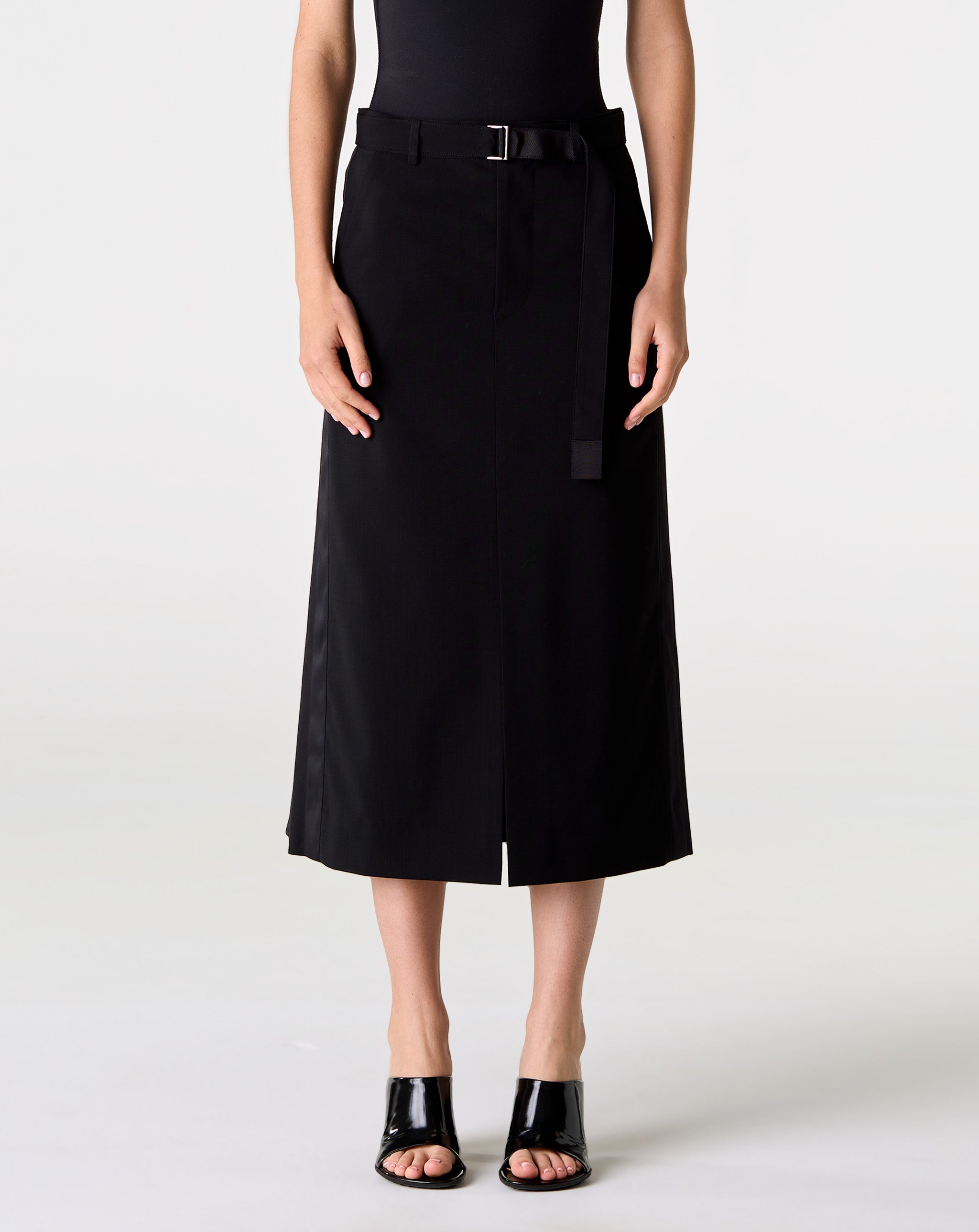 Wool Suiting Skirt
