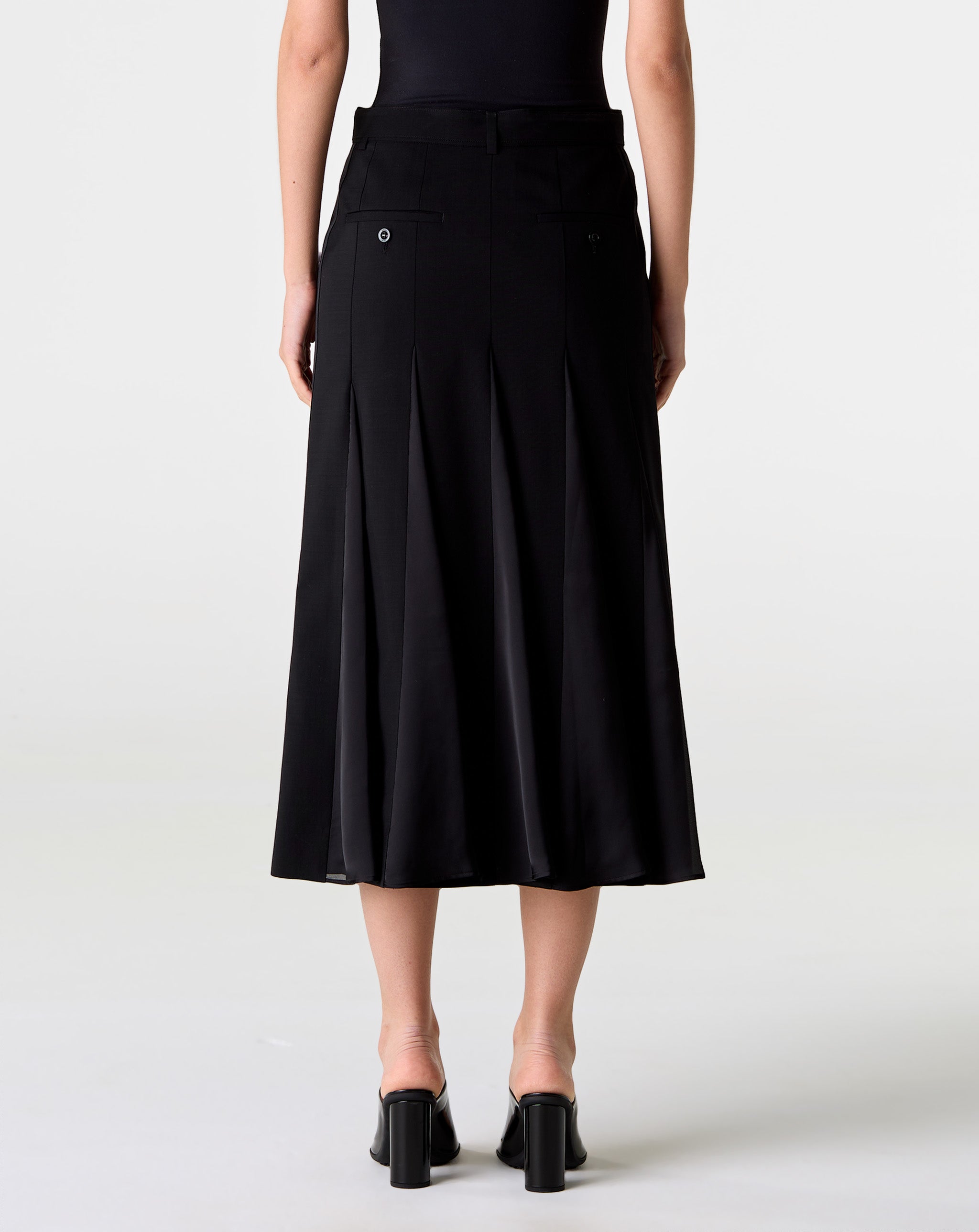 Wool Suiting Skirt