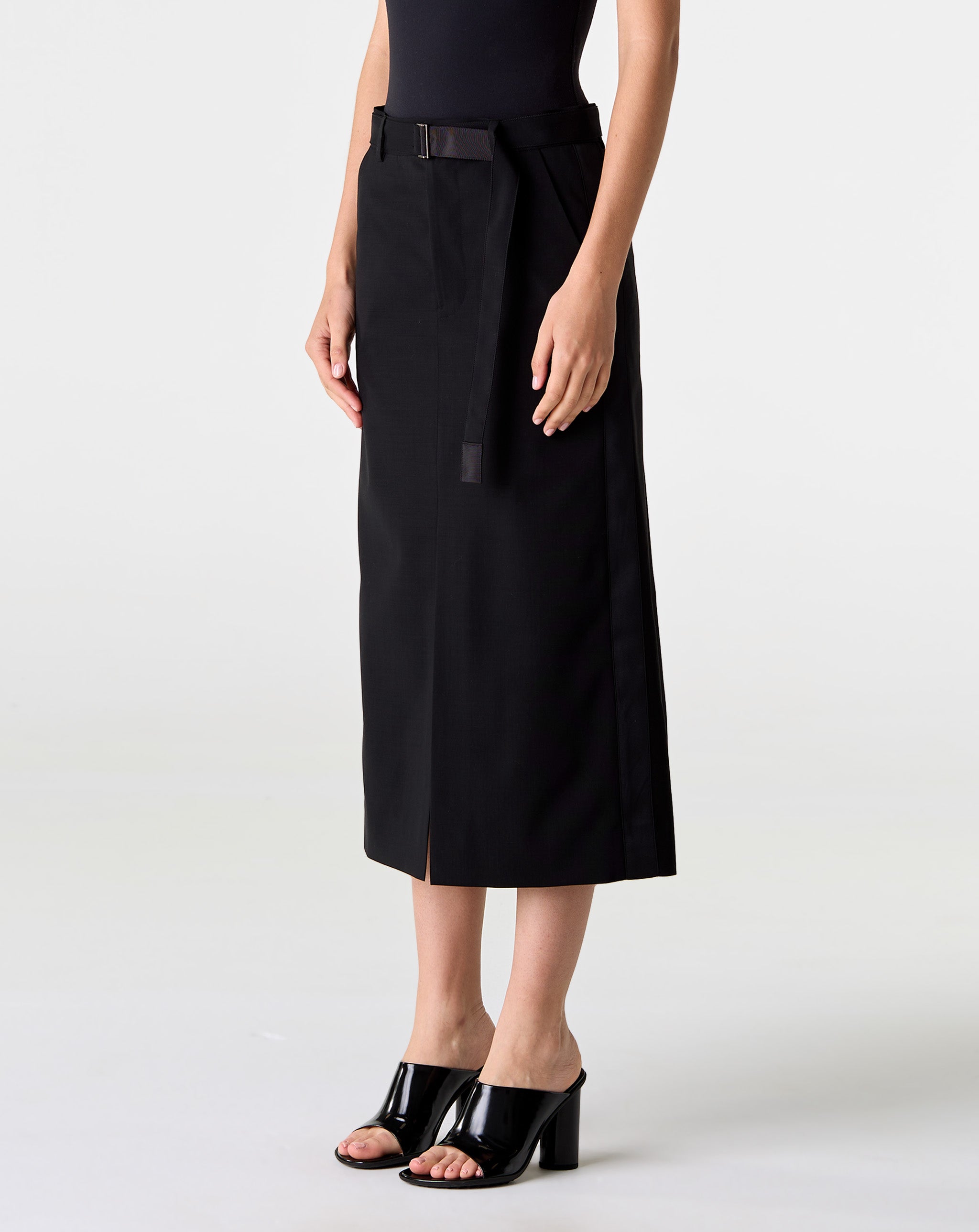 Wool Suiting Skirt