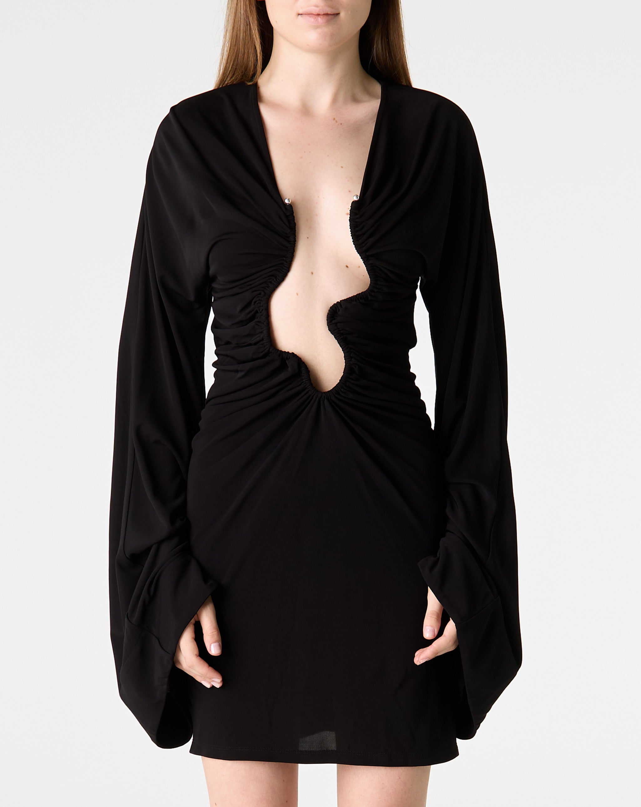 Salacia Ruched L/S Mini Dress