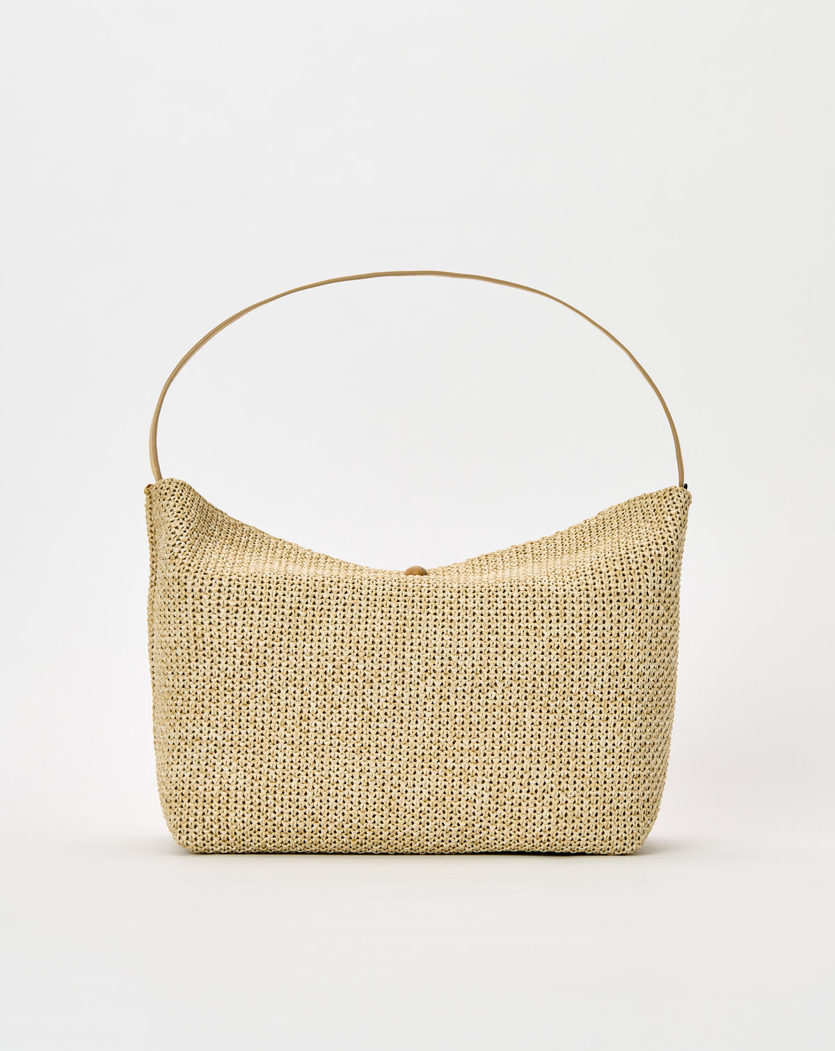 Turnlock Raffia Shoulder