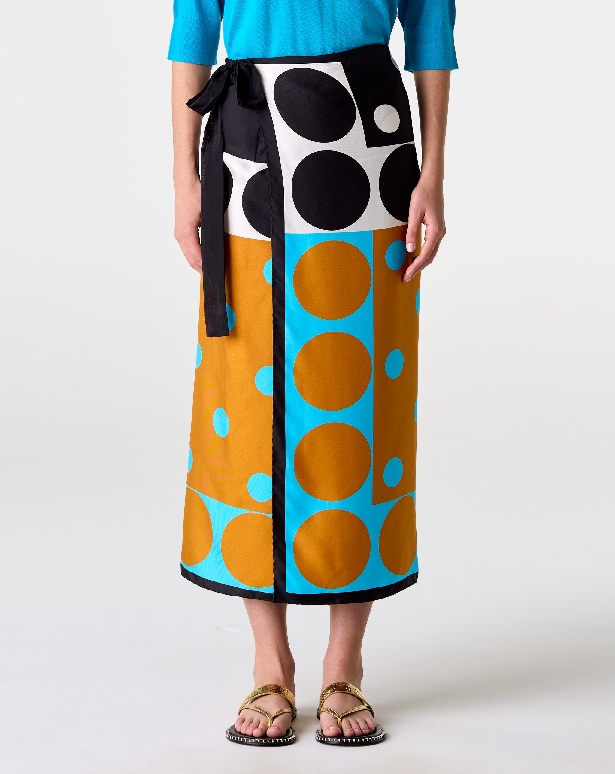 Scarfy Long Skirt