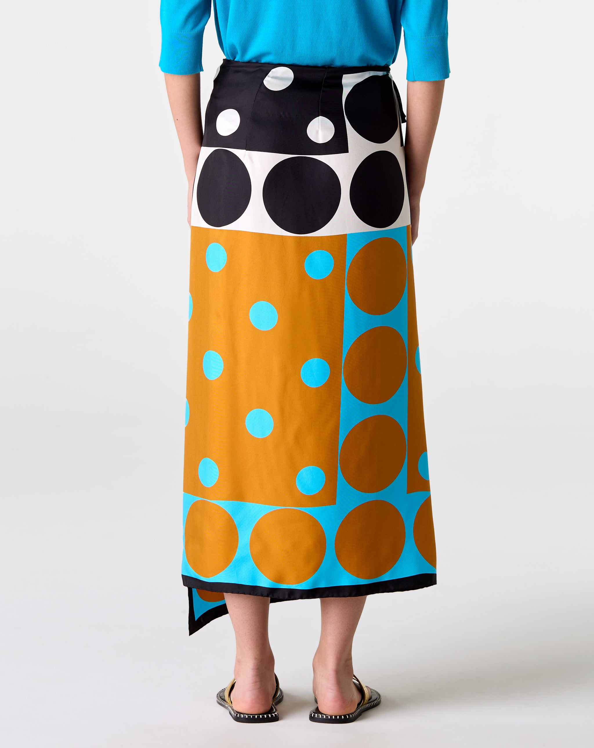 Scarfy Long Skirt
