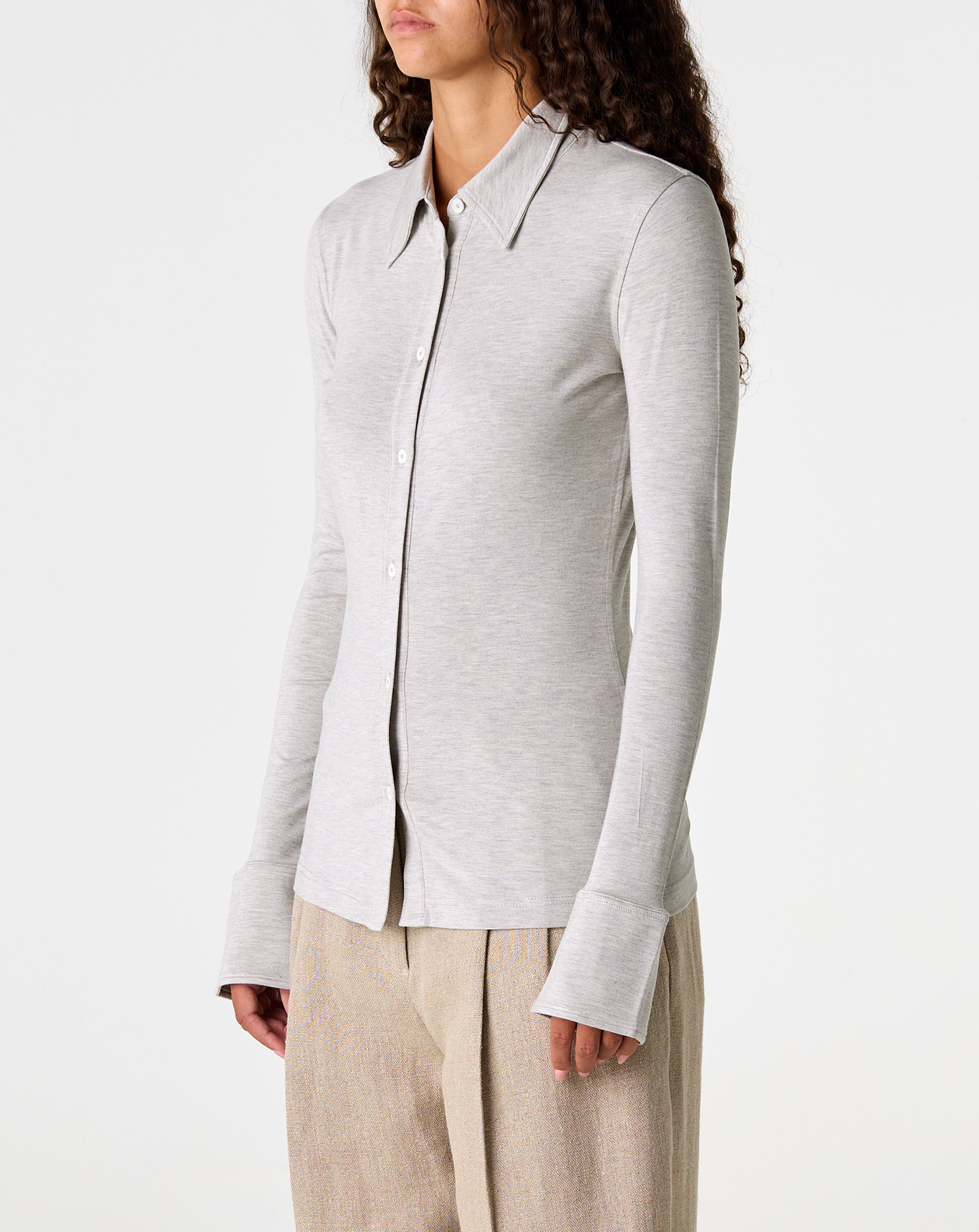 Fitted Jersey Shirt