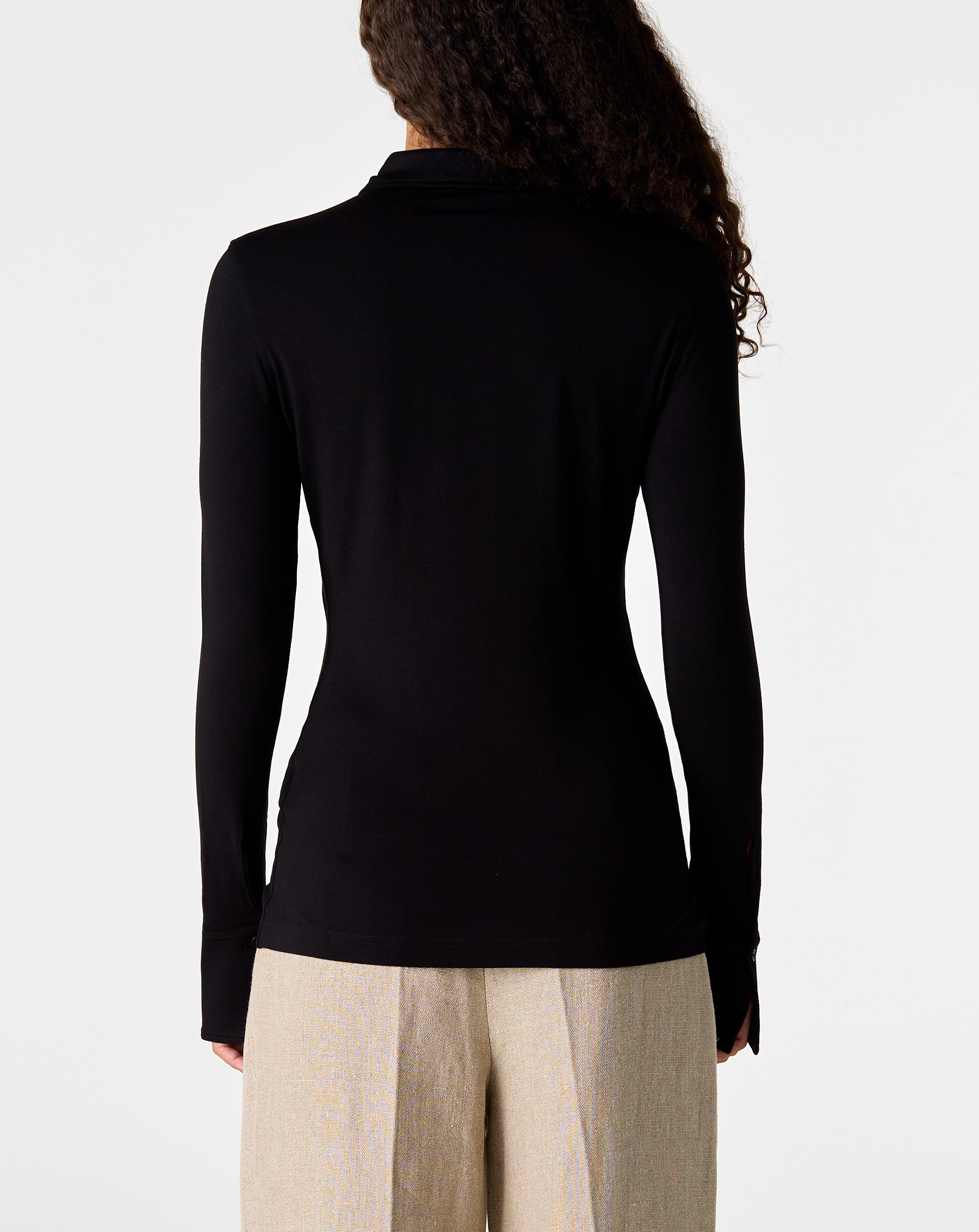 Fitted Jersey Shirt
