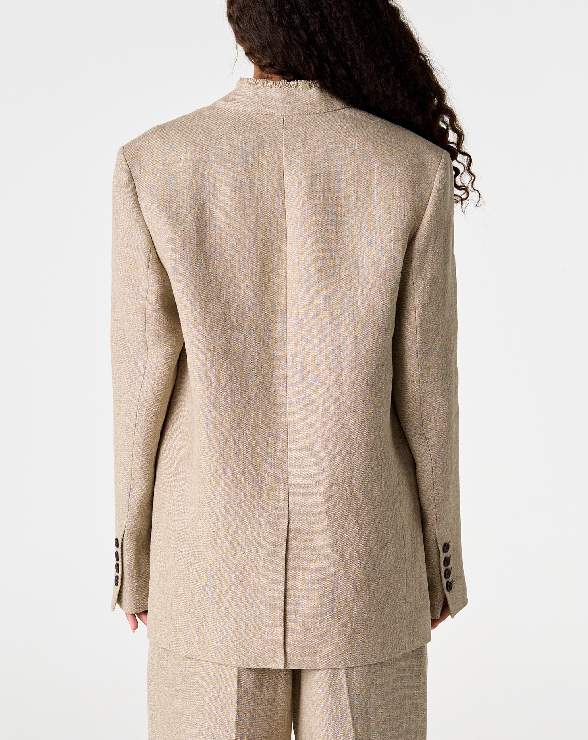 Raw Lapel Jacket