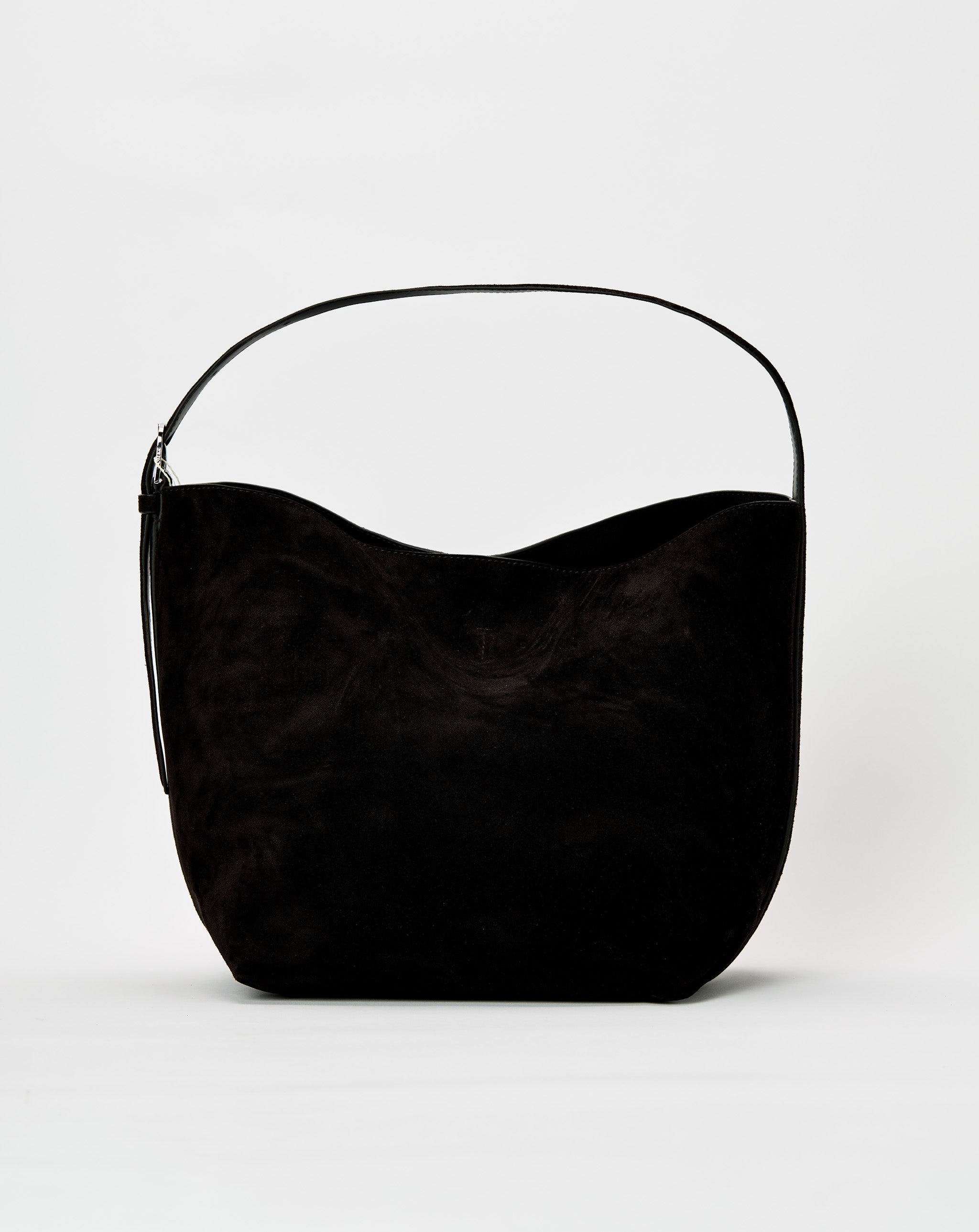 Medium Belted Suede Tote