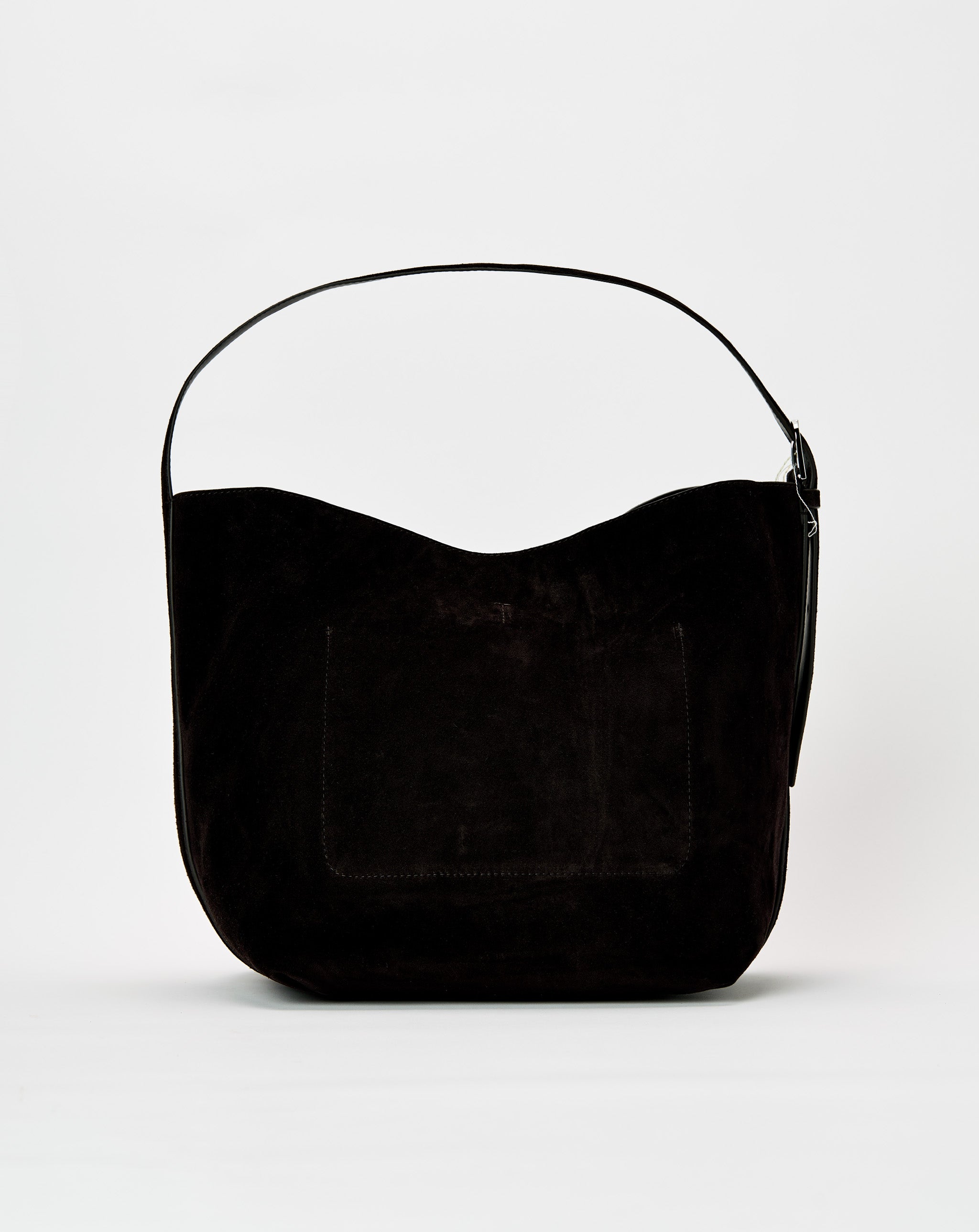 Medium Belted Suede Tote