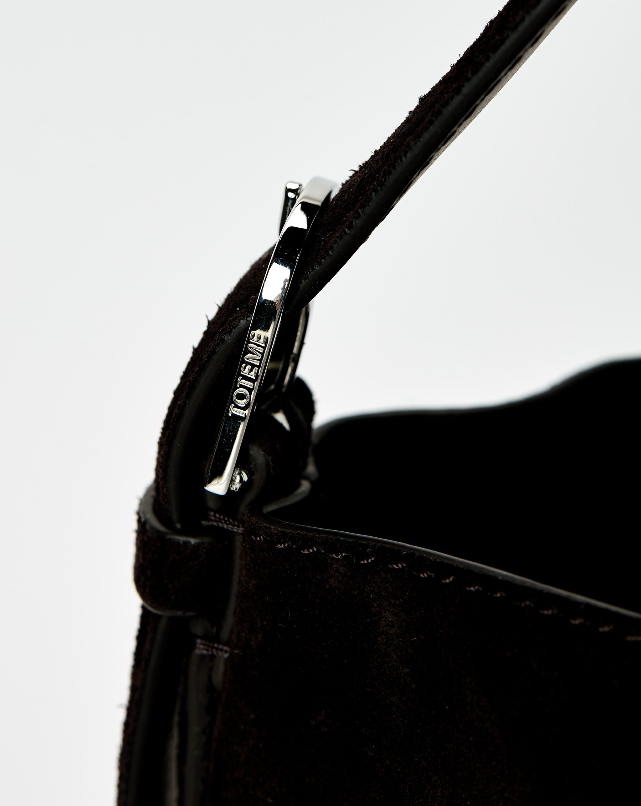 Medium Belted Suede Tote