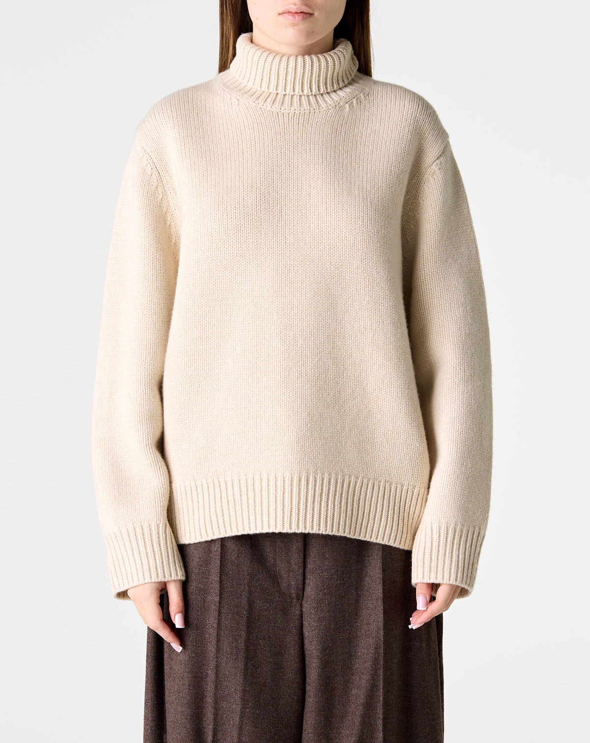 Oversized Lambswool Turtleneck