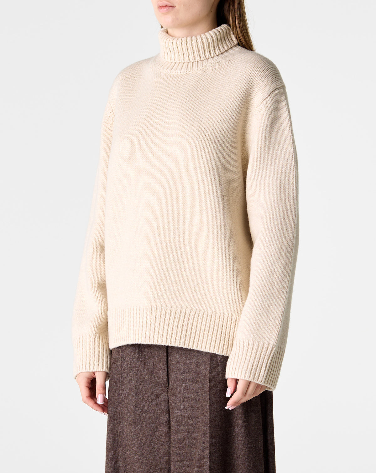 Oversized Lambswool Turtleneck
