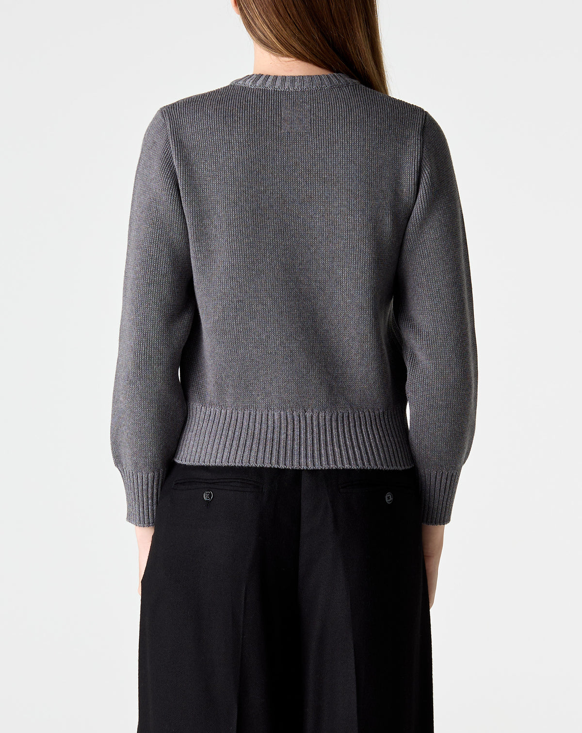 Cropped Cotton Knit