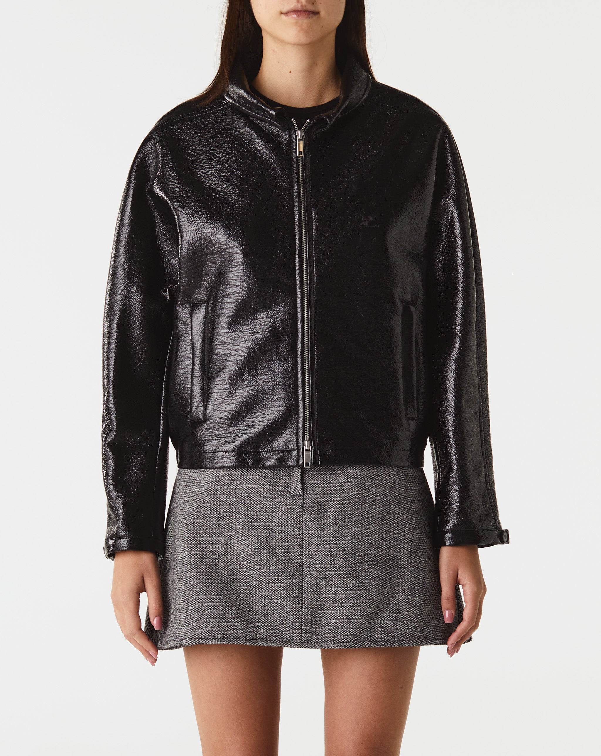 Vinyl Zipped Bomber