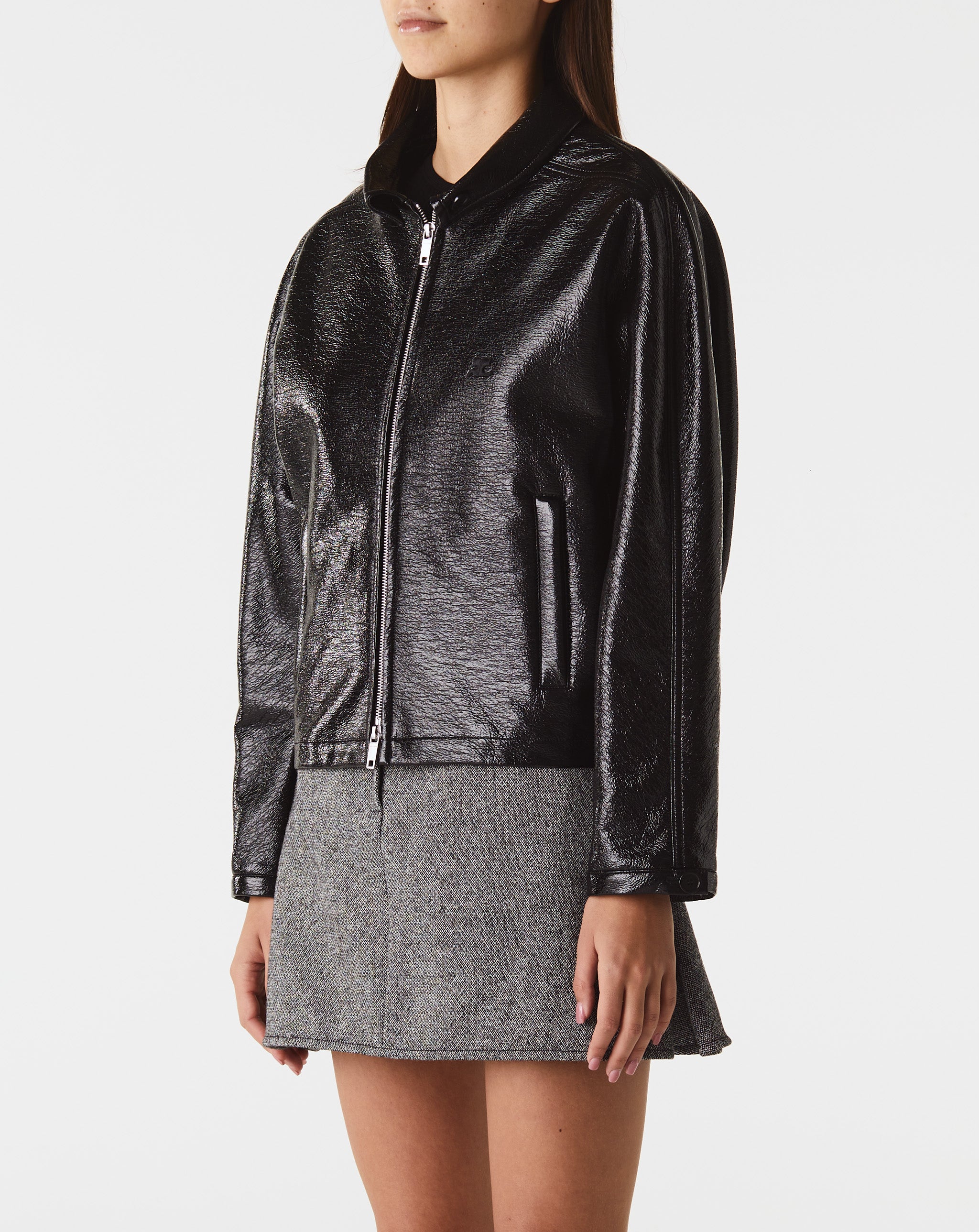 Vinyl Zipped Bomber