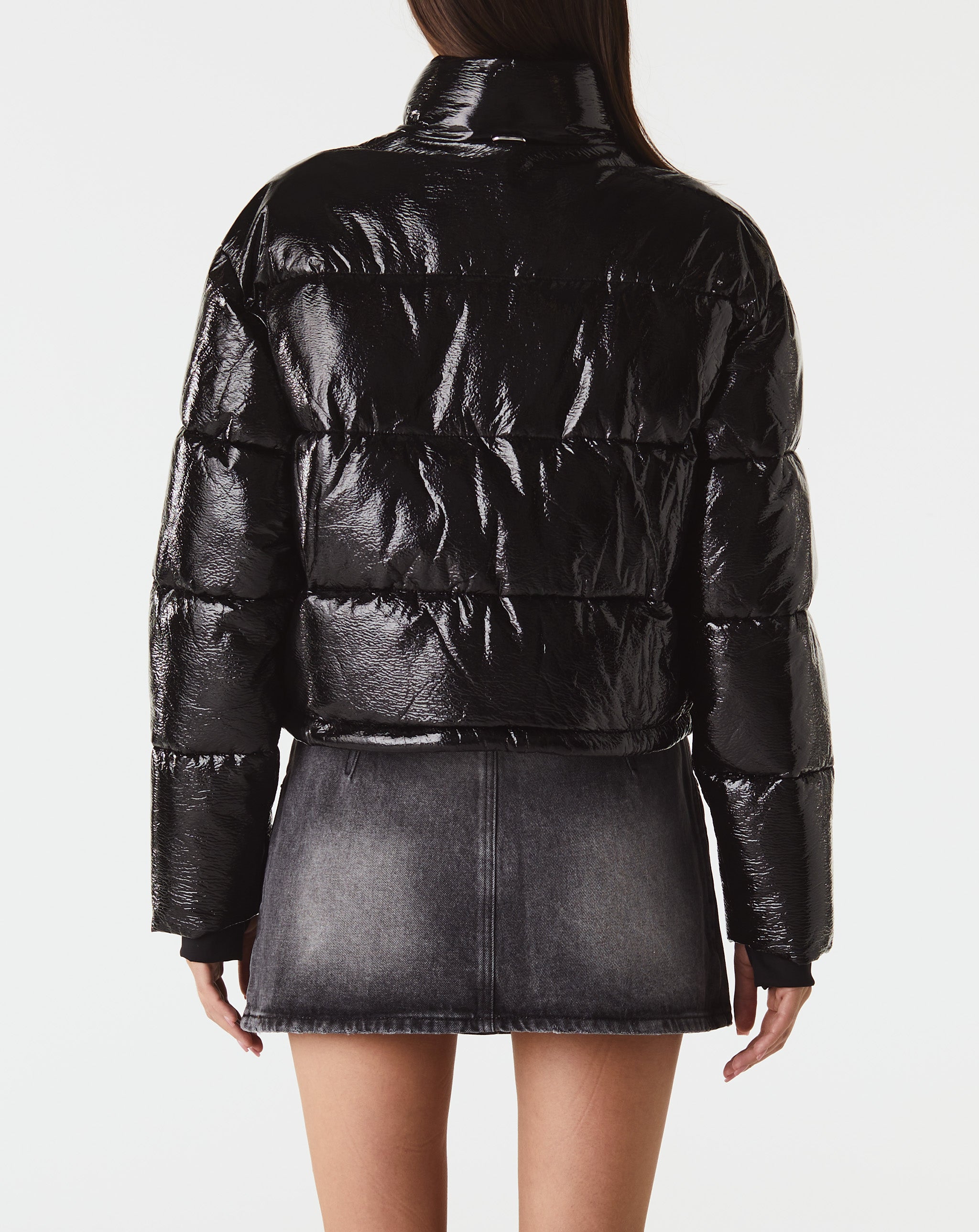 Vinyl Puffer Jacket